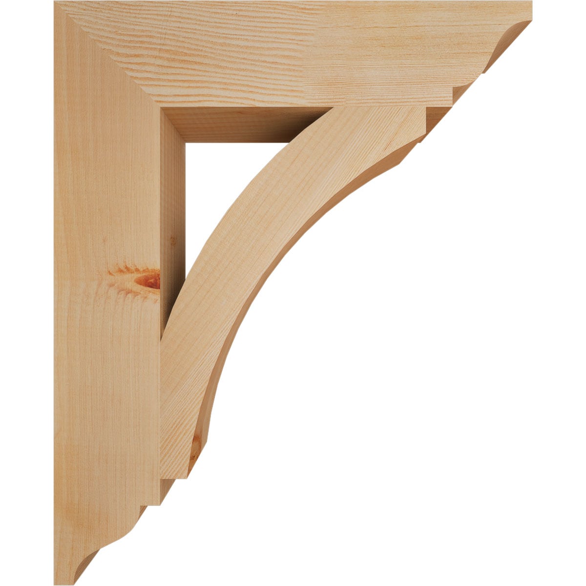 Ekena Millwork BKT04X18X22THR01SDF Exterior-Brackets-Braces - View #3