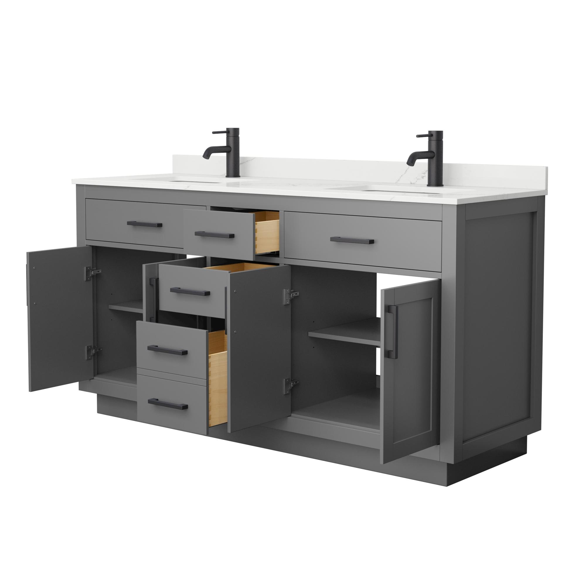 Wyndham Collection WCG262666DGBGTUNSMXX Bath-Vanity-Combo - View #3