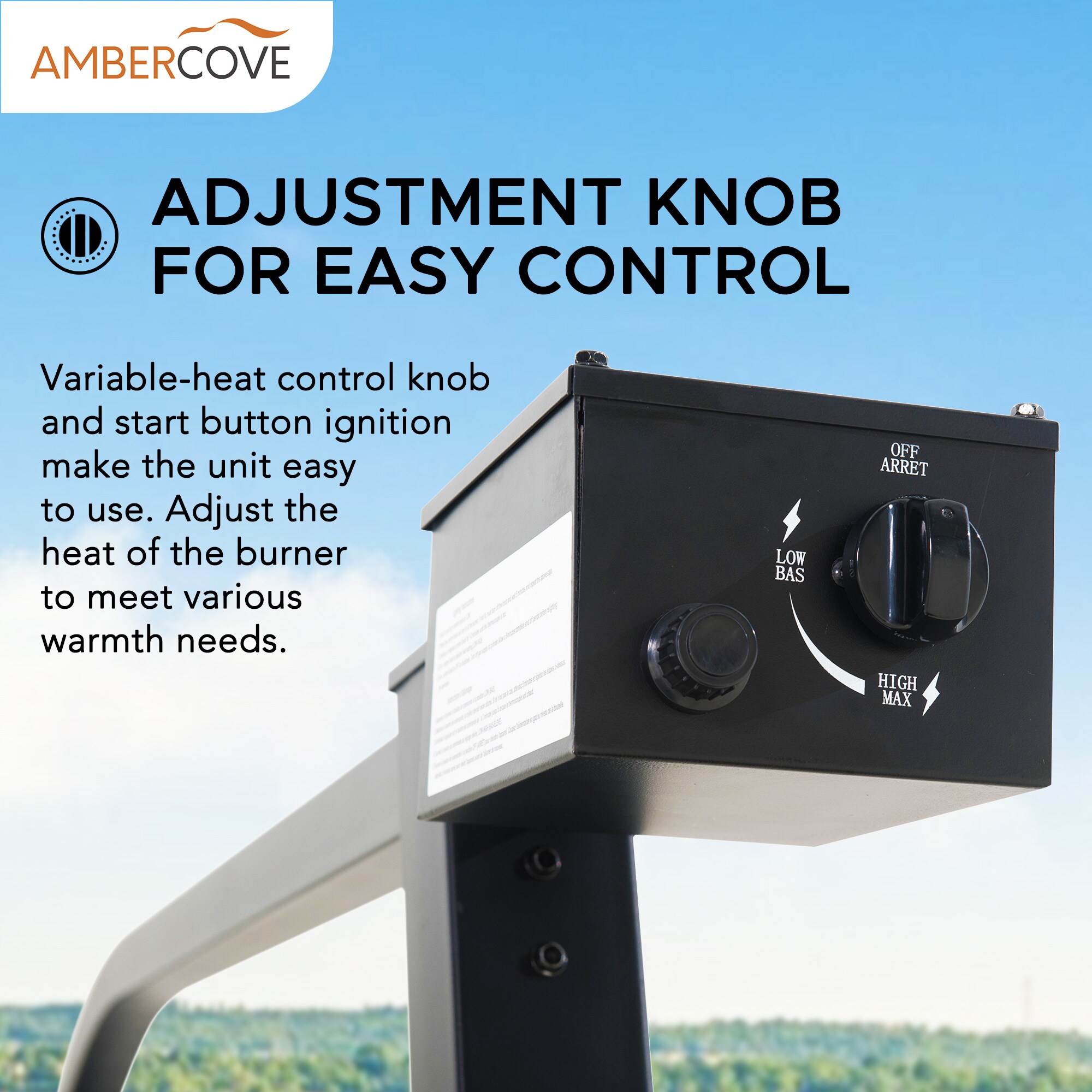 AmberCove A306007400 Outdoor-Gas-Patio-Heaters - View #7