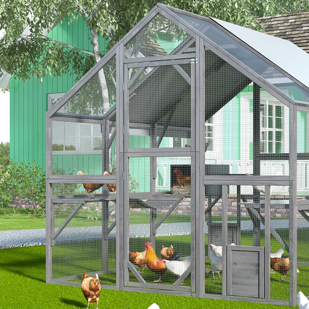 Homsee C-KF150158-03-AB Chicken-Coops-Rabbit-Hutches - View #17