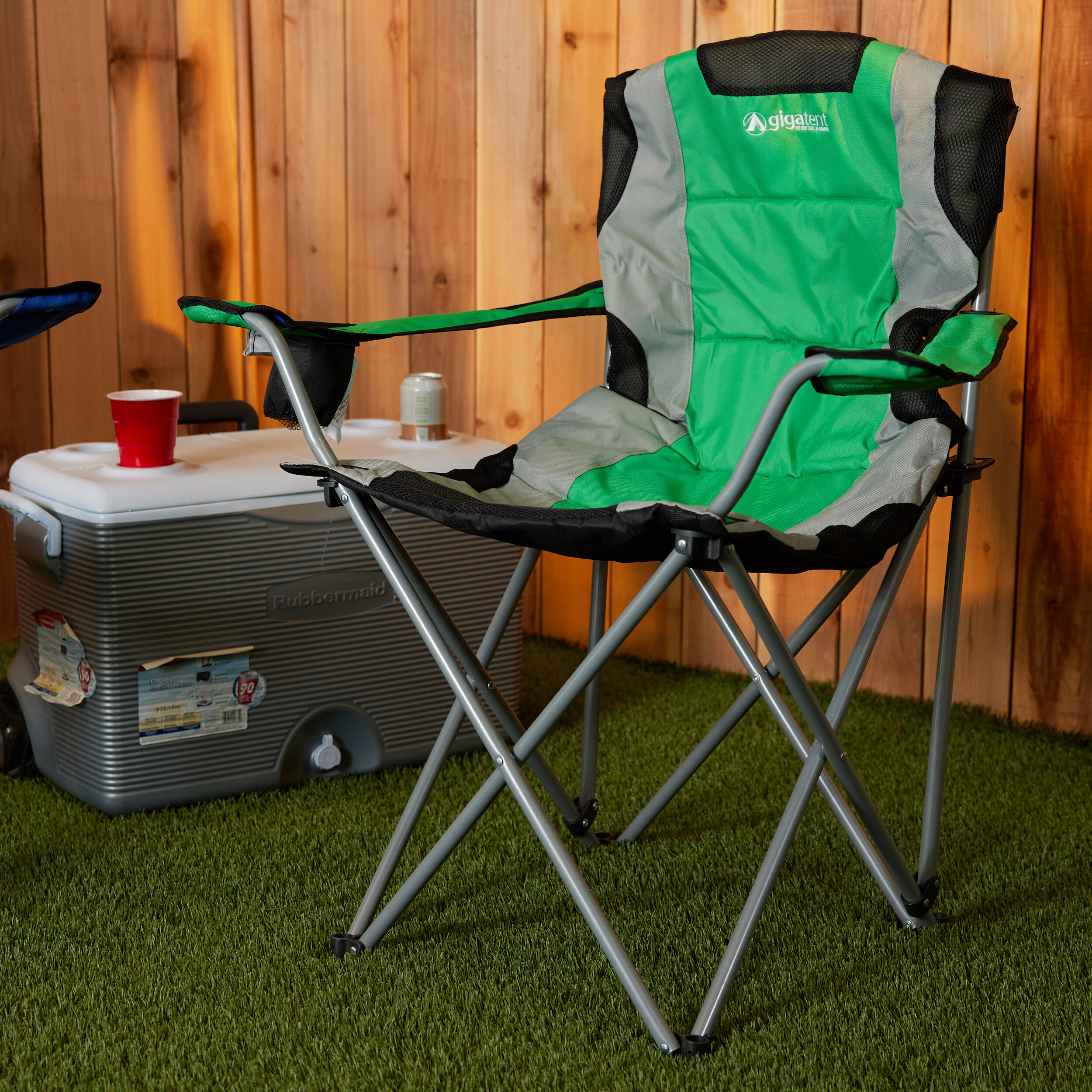 Gigatent Backpack Cooler Stool - Collapsible Folding Camping Chair