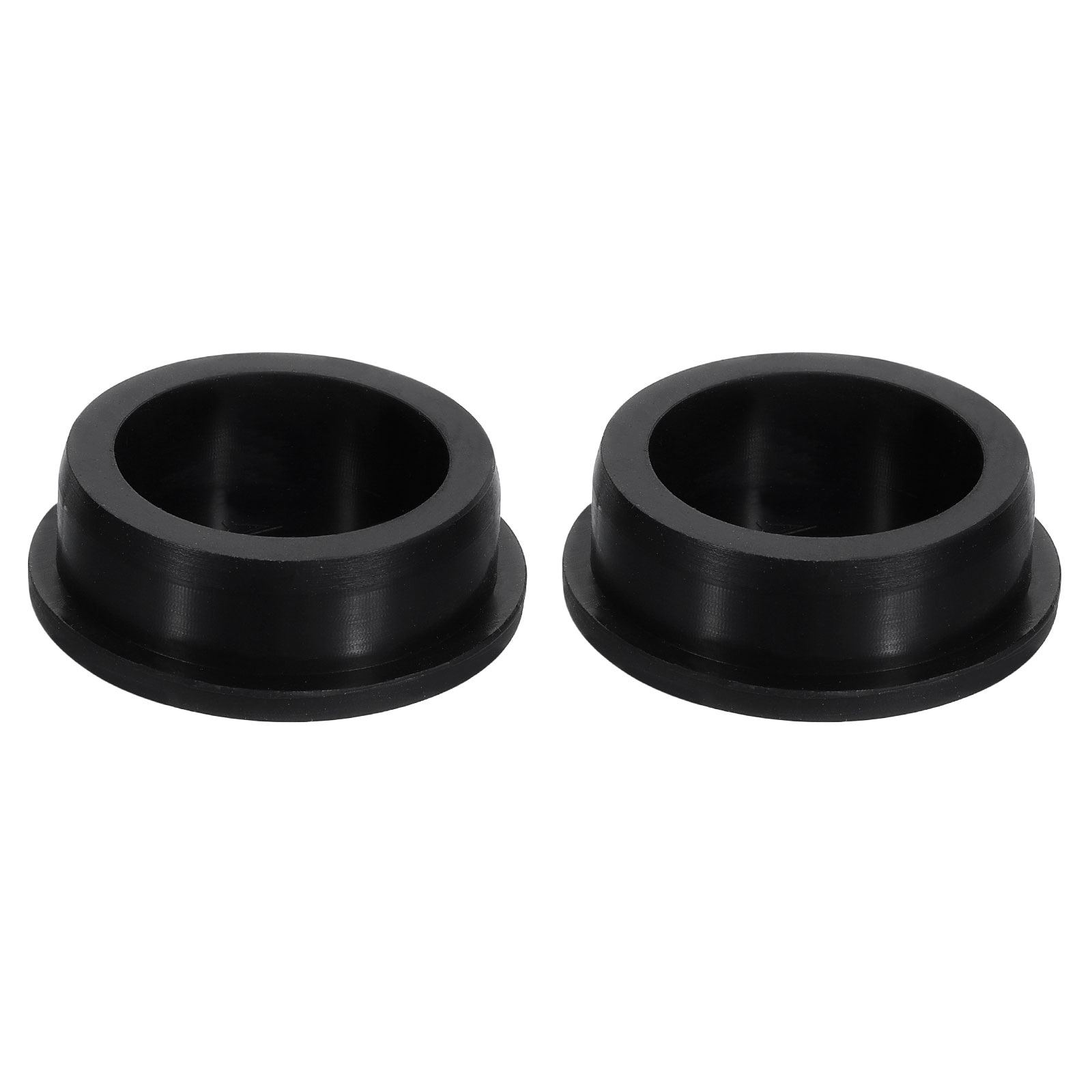 Unique Bargains 2pcs Black Plug Holes Waterproof Rubber Button Plug for 46mm / 1.81inch Hole #S26032301UX4156