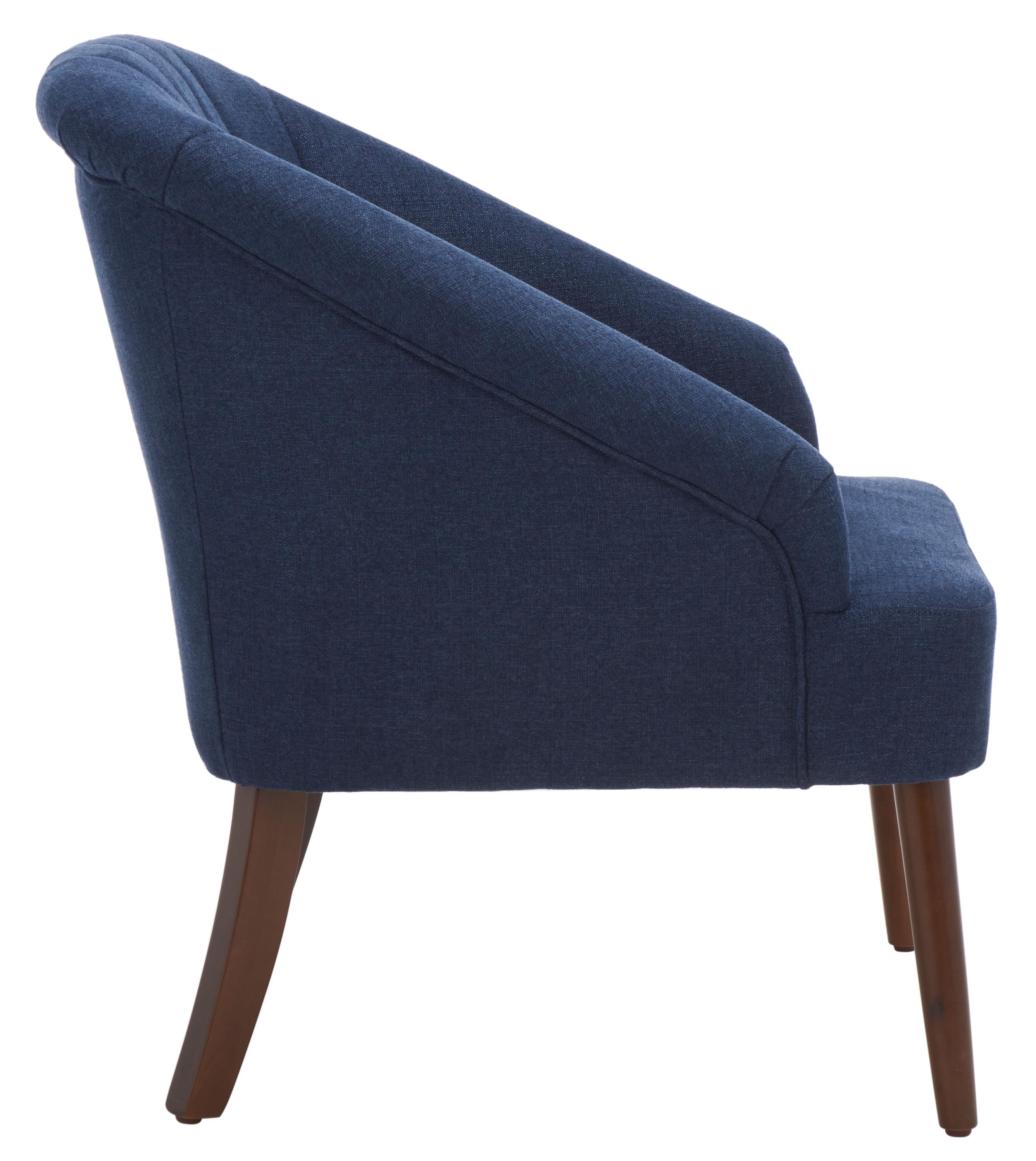 Safavieh Accent Chair Collection Vintage Navy Accent Chair At Lowes.com