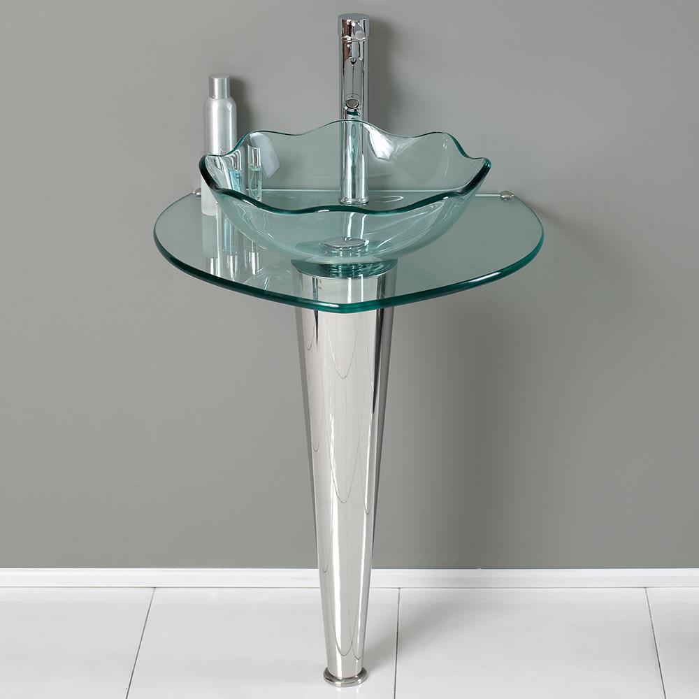 Fresca CMB1036-V Complete-Pedestal-Lavatories - View #3