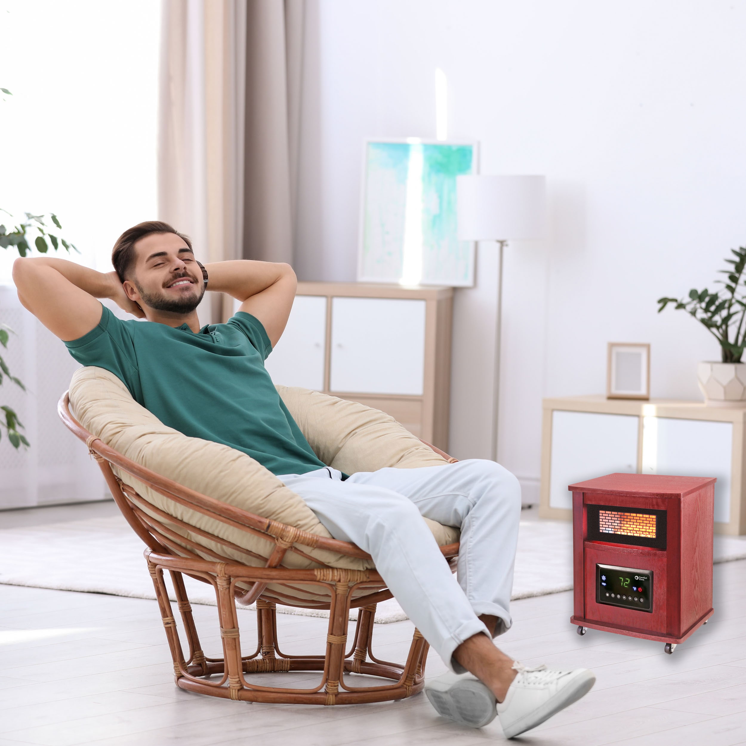 Comfort Zone CZ2032C Portable-Electric-Heat - View #4