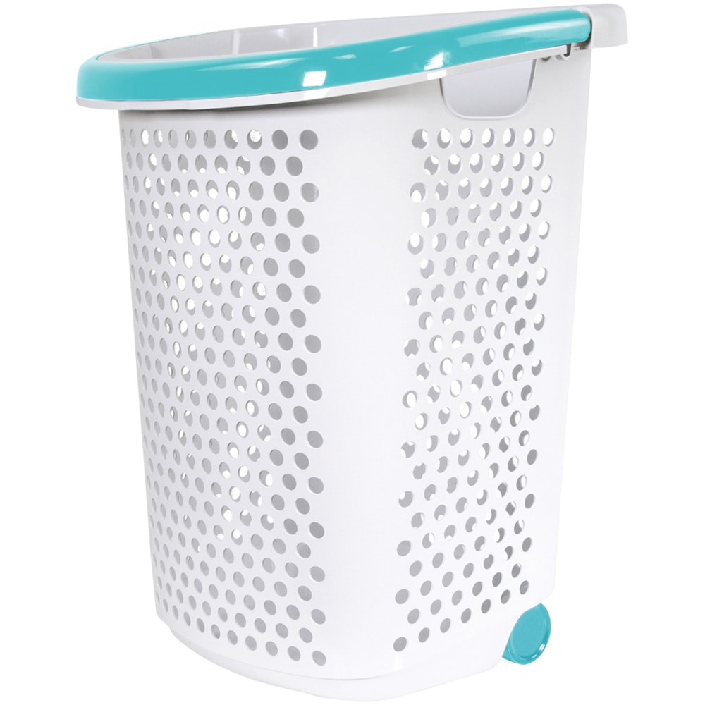 Dots Da.Wa Laundry Bin Bag Basket Foldable Double Handles Laundry Hamper Pop Up Storage For Dirty Clothes 
