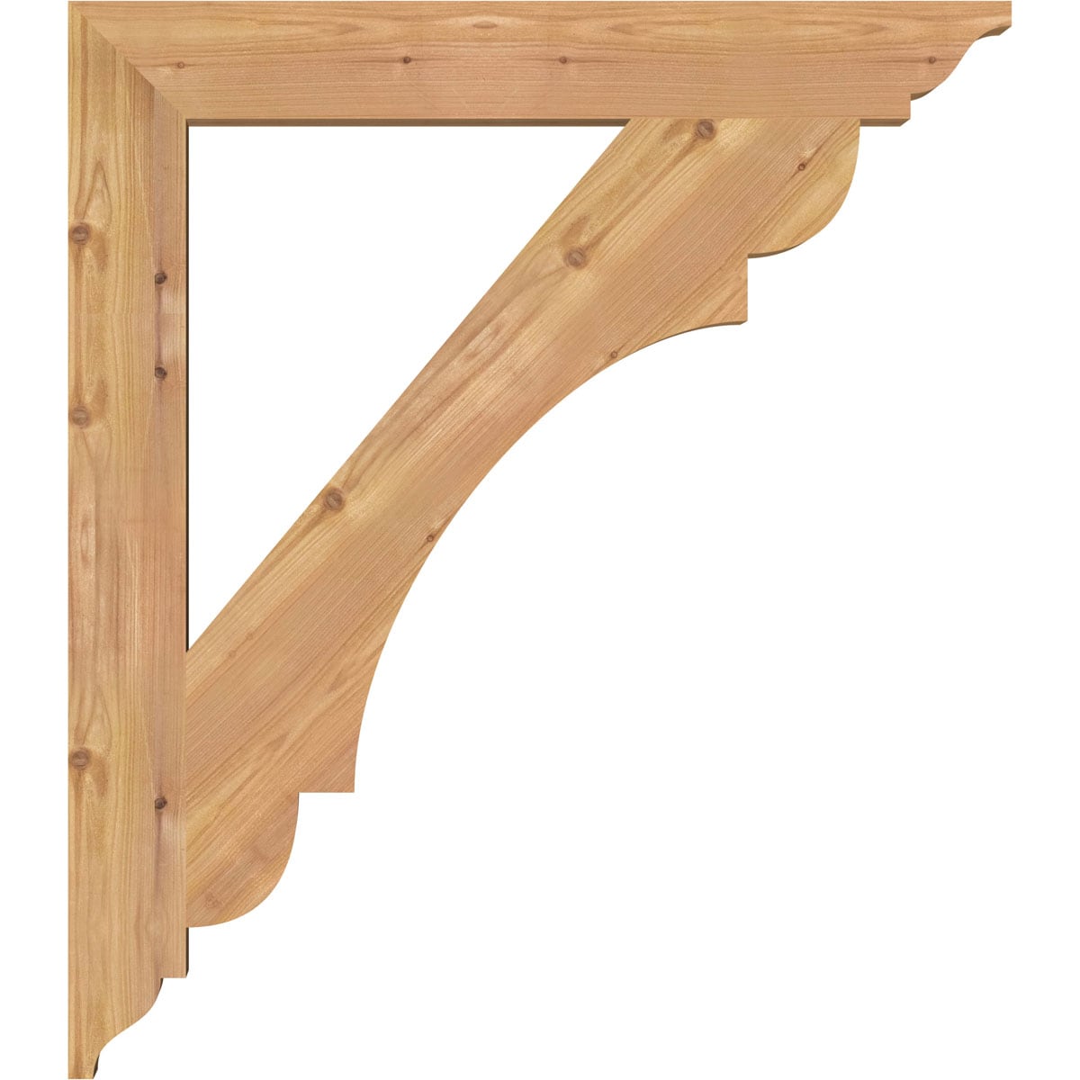 Ekena Millwork BKT04X28X32OLY01SWR Exterior-Brackets-Braces - View #3