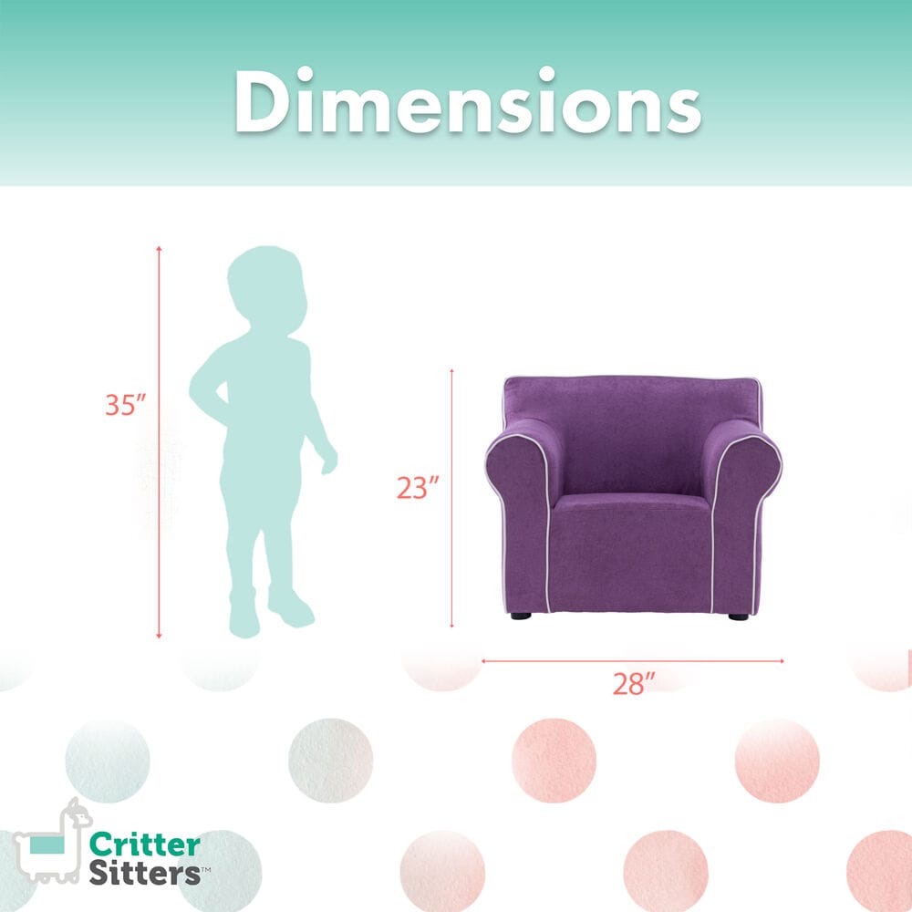 Critter Sitters CSCHLDCHR-PUR Kids-Chairs - View #2