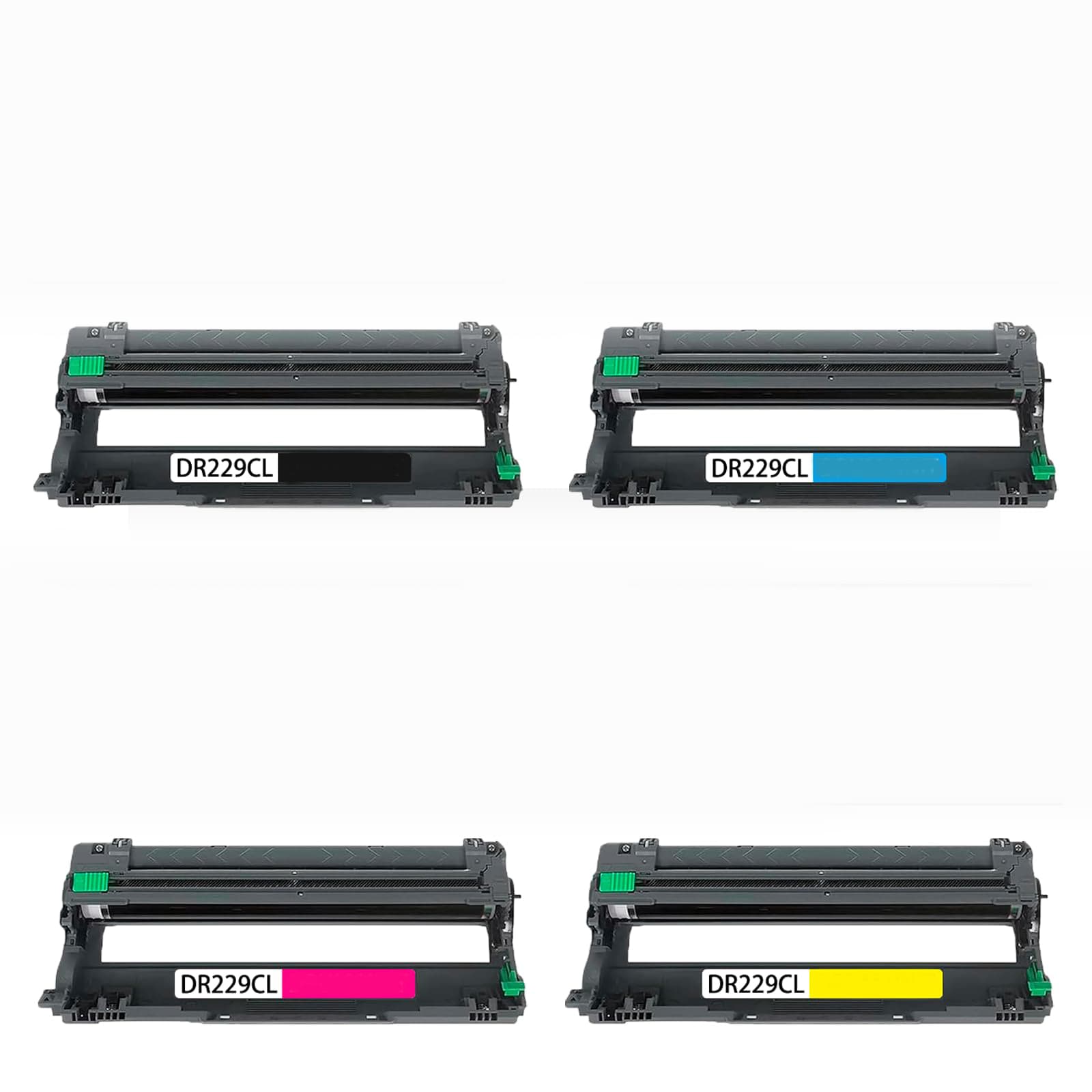 Etokfoks  DR229CL drum unit four pack replacement compatible with TN229 toner for HL L3220CDW HL L3280CDW HL L3295CDW HL L3300CDW MFC