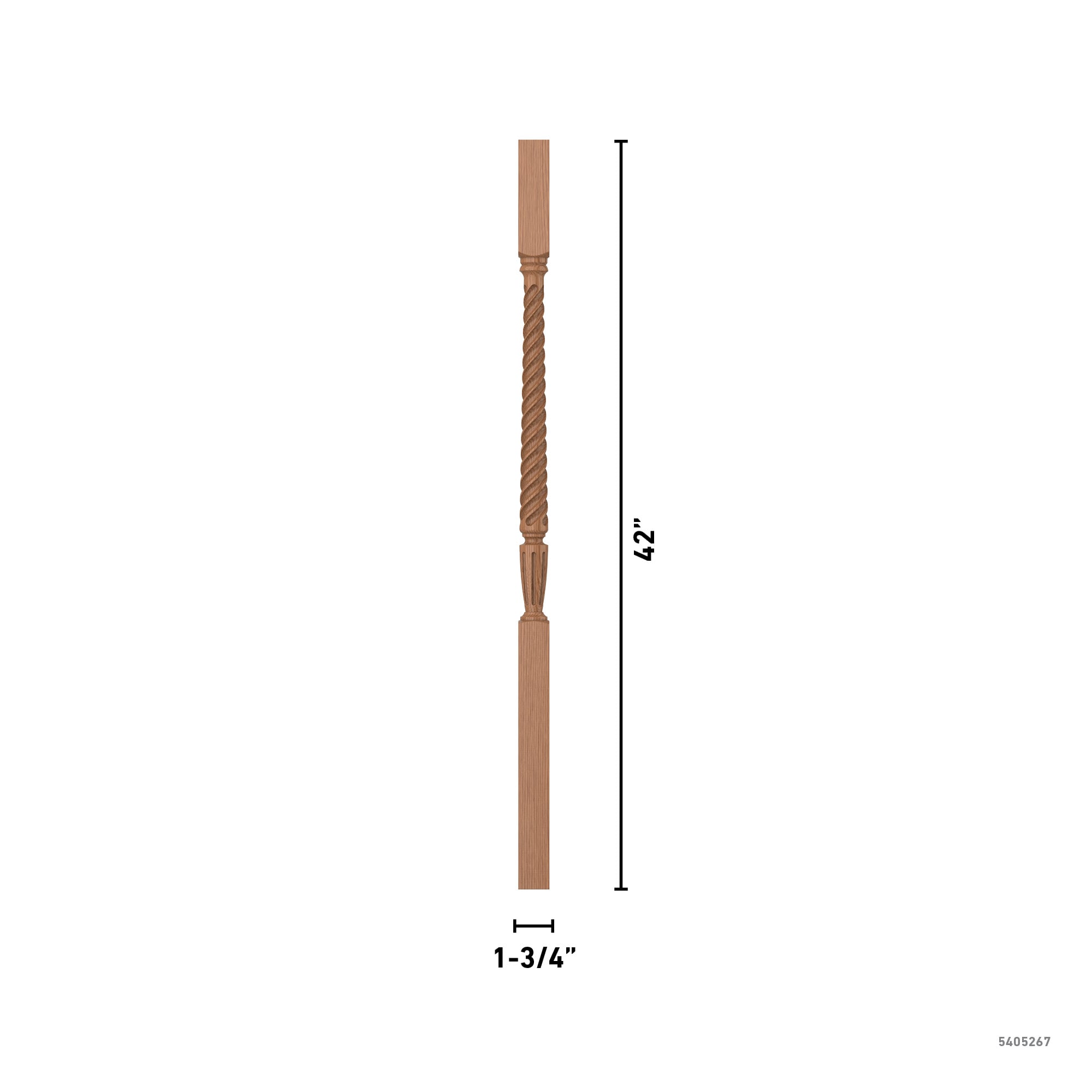 L.J. Smith Stair Systems LJT-2005-WO 42 Interior-Stairpart-Balusters - View #4