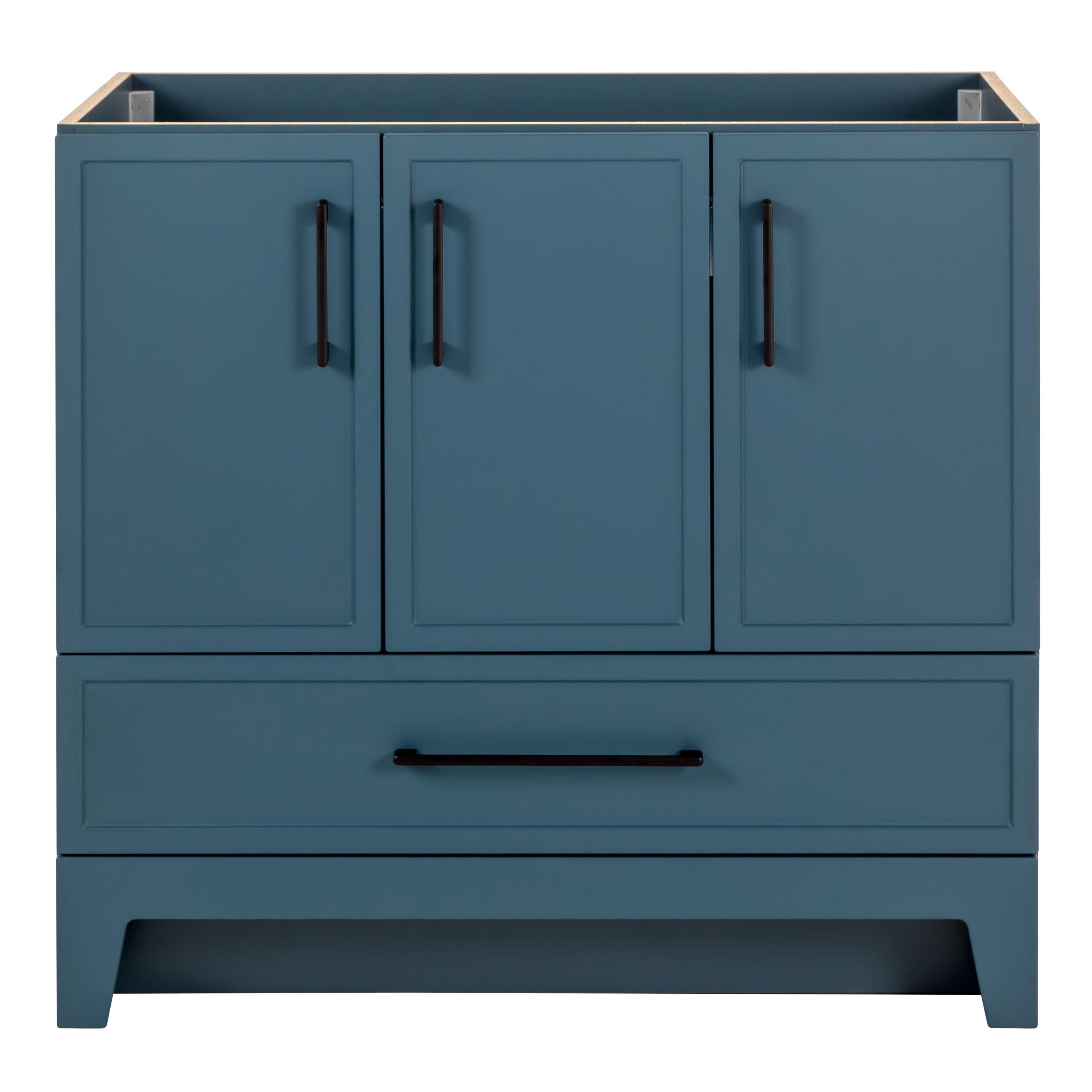 Style Selections ME36P1-AE Meera 36-in Admiral Blue Bathroom Vanity Base Cabinet without Top