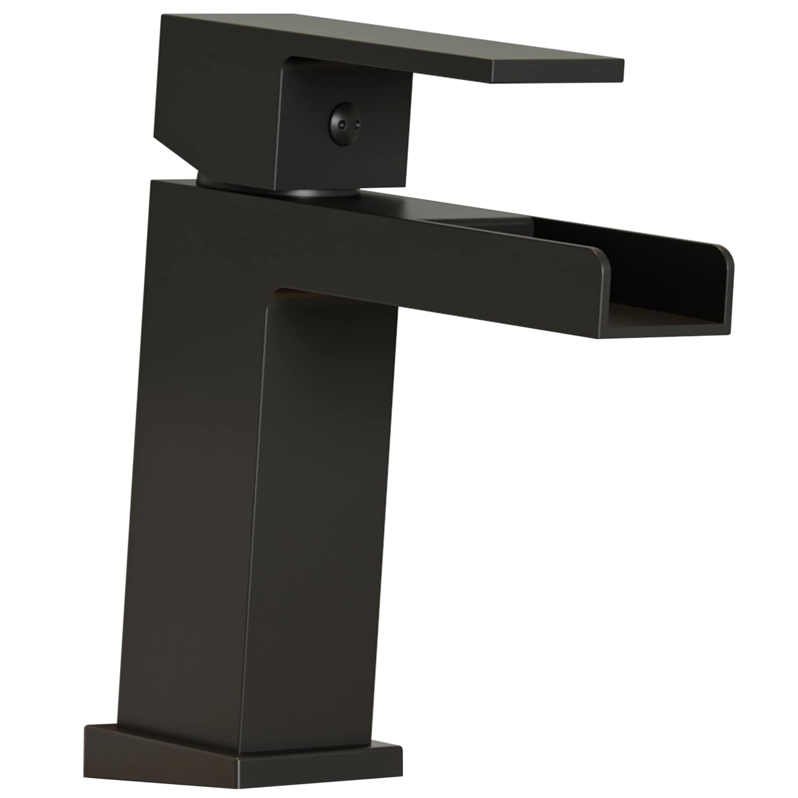 BWE Black Single Hole 1-Handle Bathroom Sink Faucet A-96075-B at Lowes.com