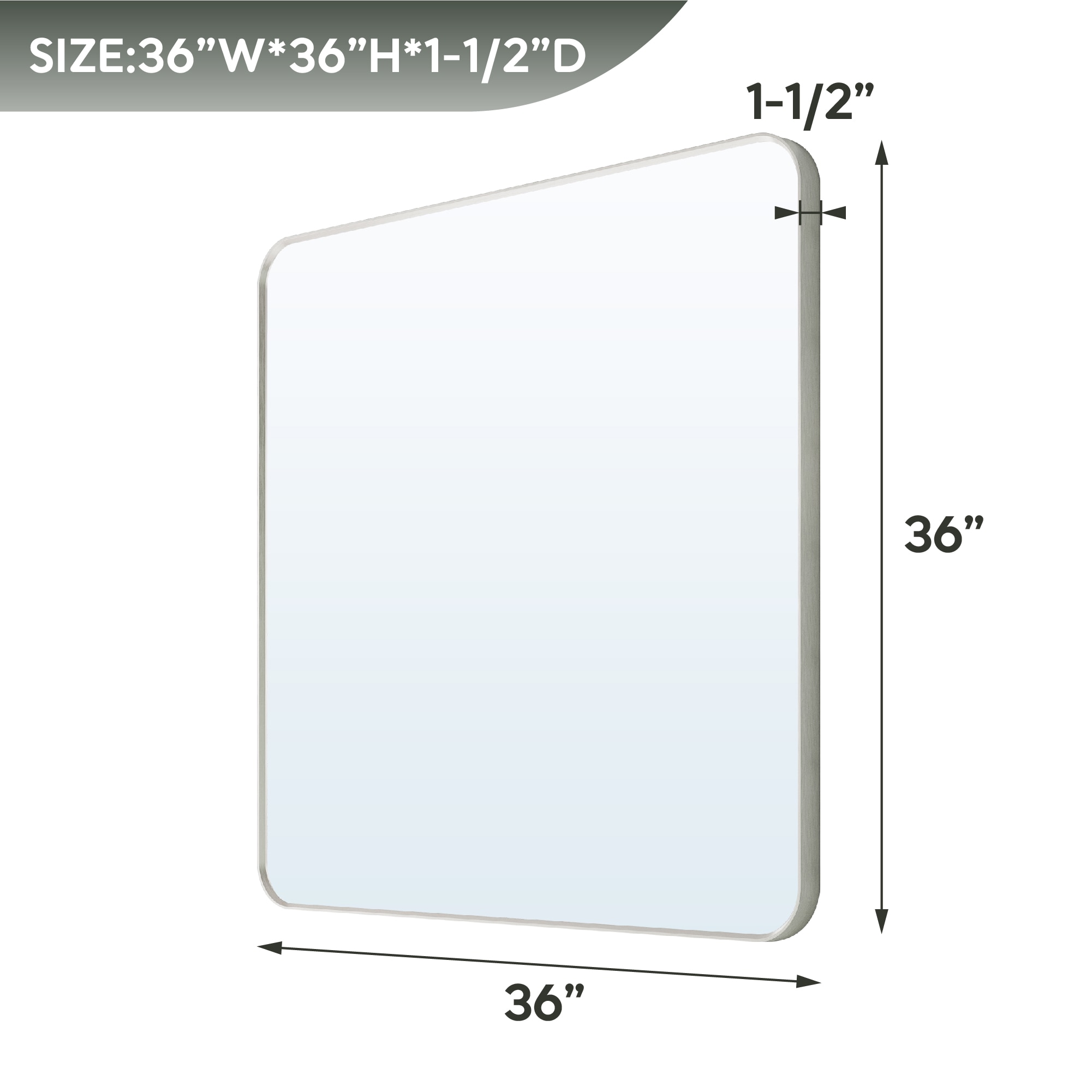 Forclover TAK-MCSA1620 Framed-Bath-Mirrors - View #9