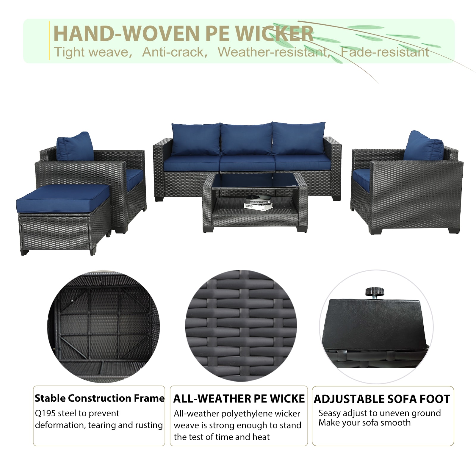 Runesay HBPATI2-14 Patio-Sofas-Daybeds - View #9