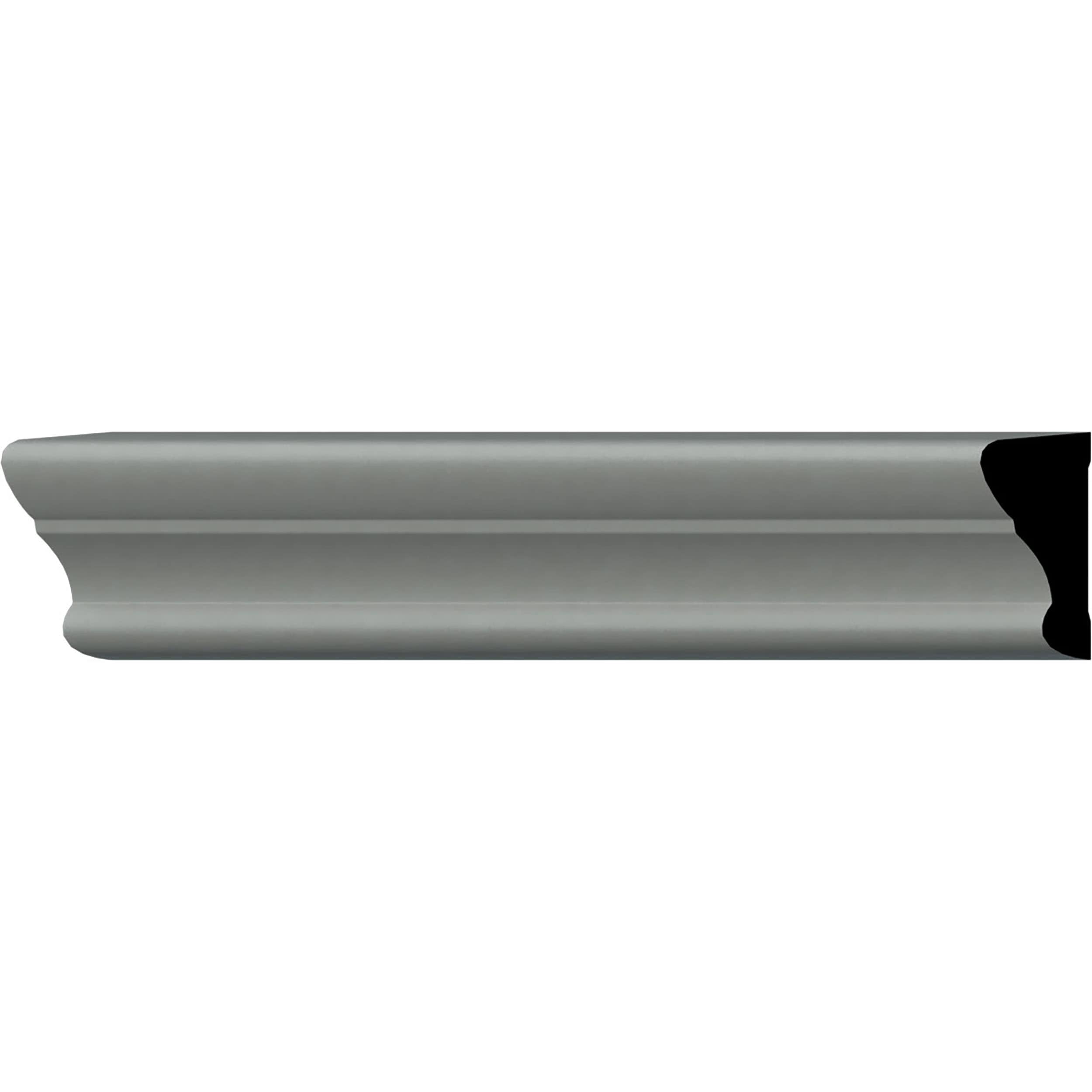 White Polyurethane Crown Panel Moulding, 94.5 Inches