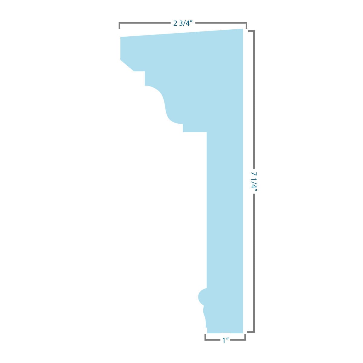 Ekena Millwork CRH07X86KF Exterior-Window-Trim - View #6