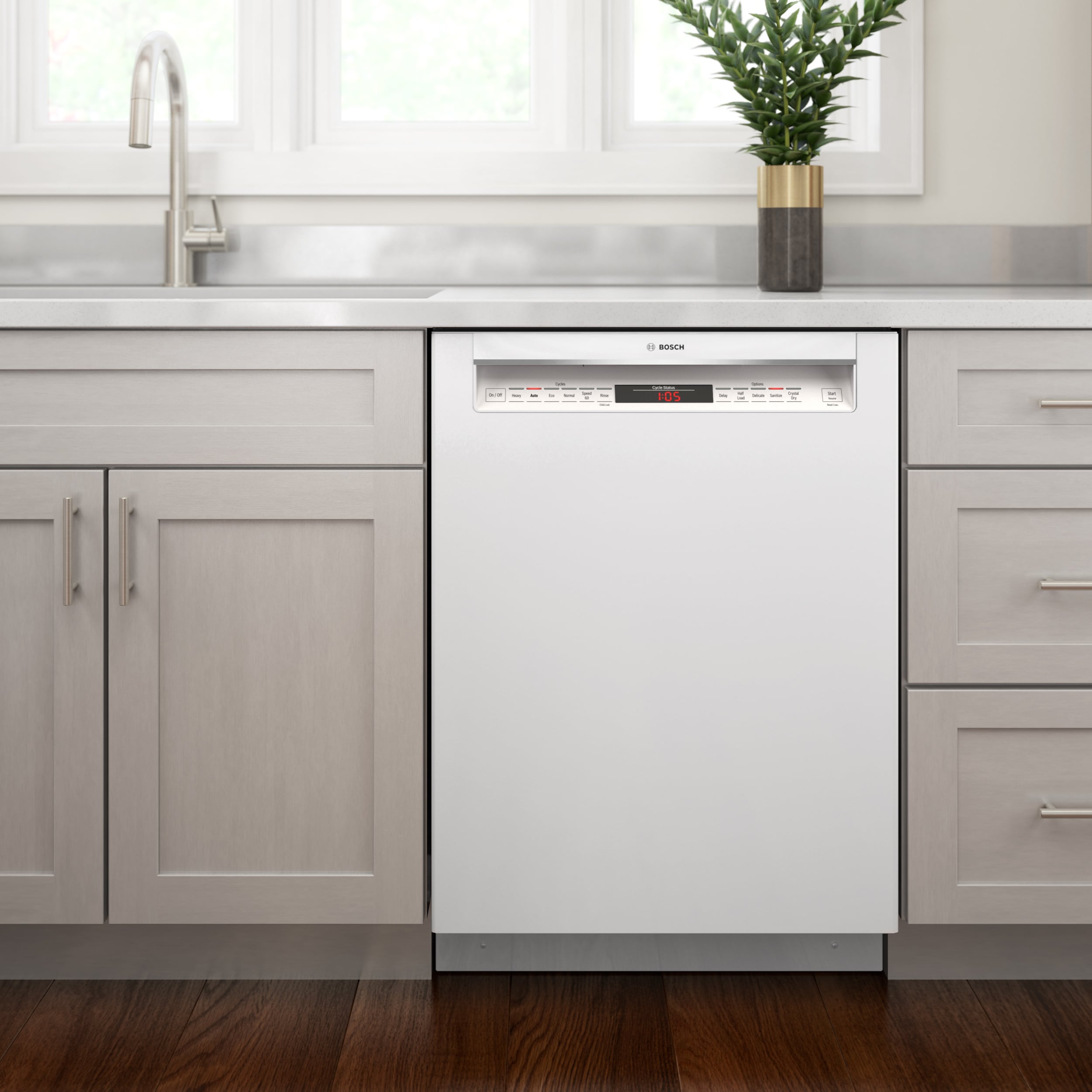 Bosch 800 Series Front Control 24-in Built-In Dishwasher With