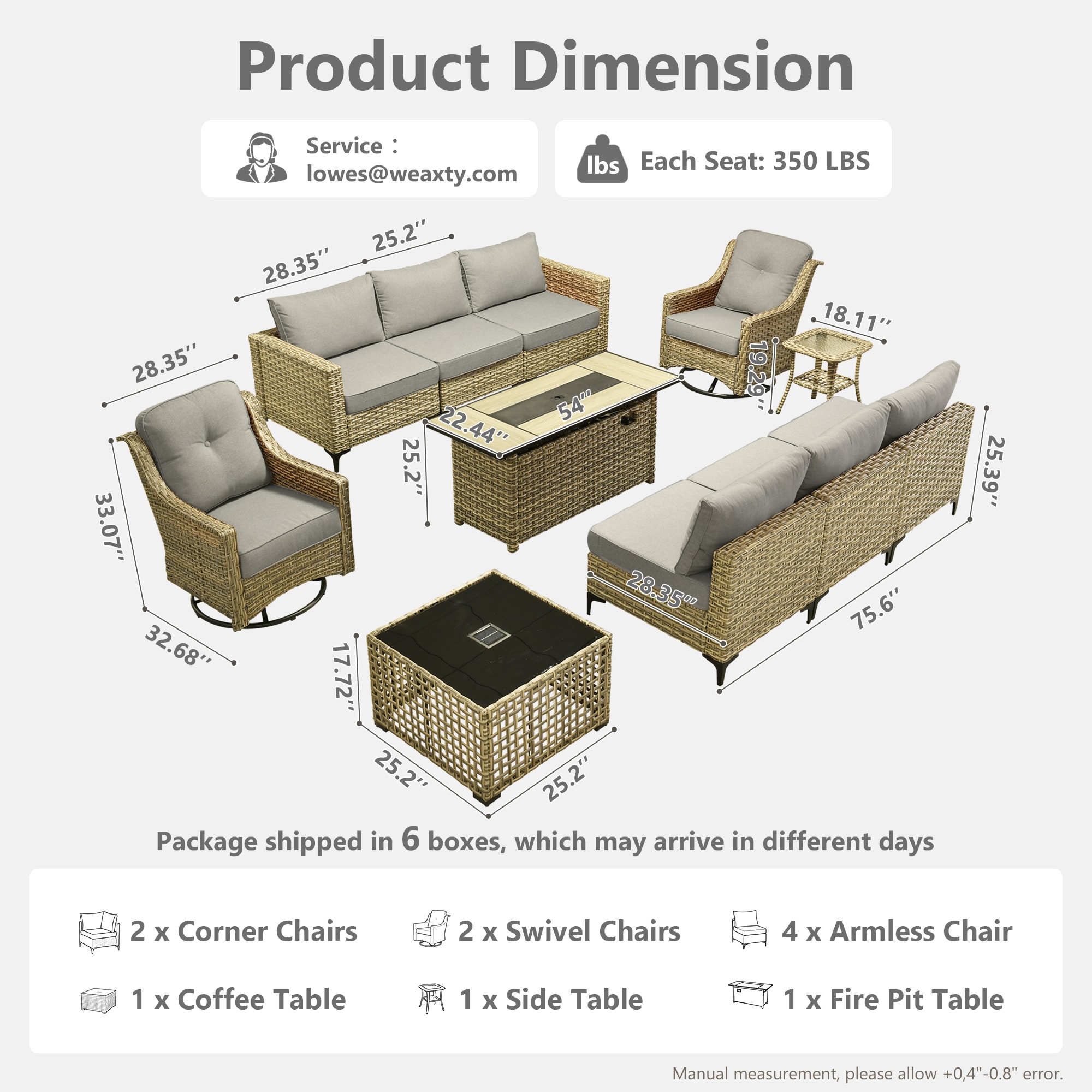 weaxty HMBCFP8503-PYZDSC411 Patio-Sofas-Daybeds - View #6