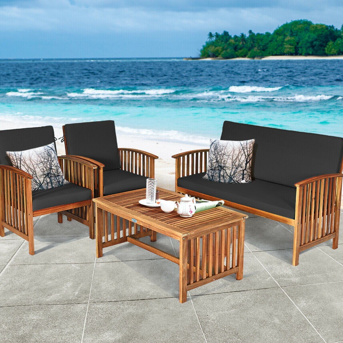 Forclover HBV-970BK Patio-Conversation-Sets - View #9