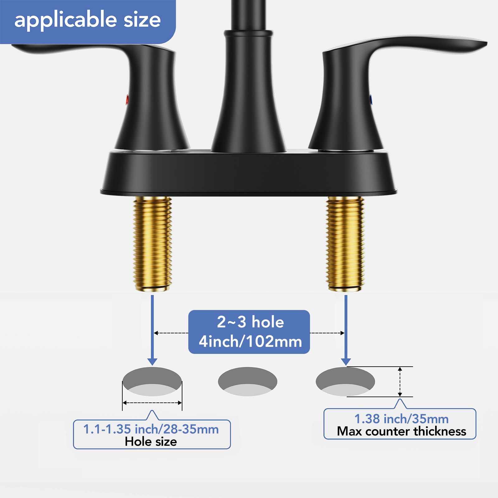 Phiestina LWTY36-MB Lavatory-Faucets - View #8
