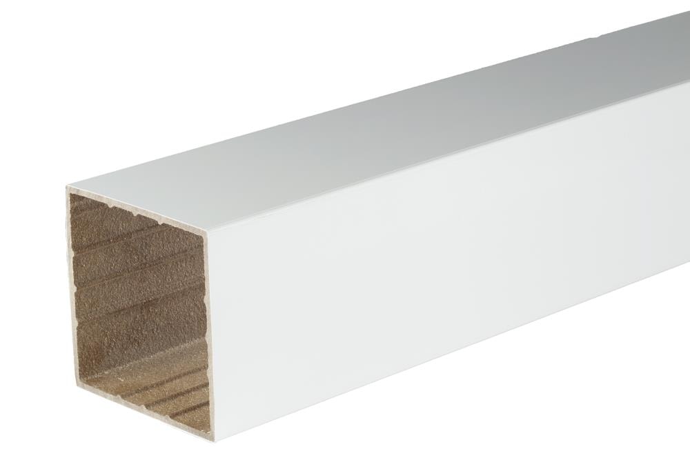 AZEK A6X6PCV108W 6-in x 6-in x 9-ft White Composite Deck Post Sleeve