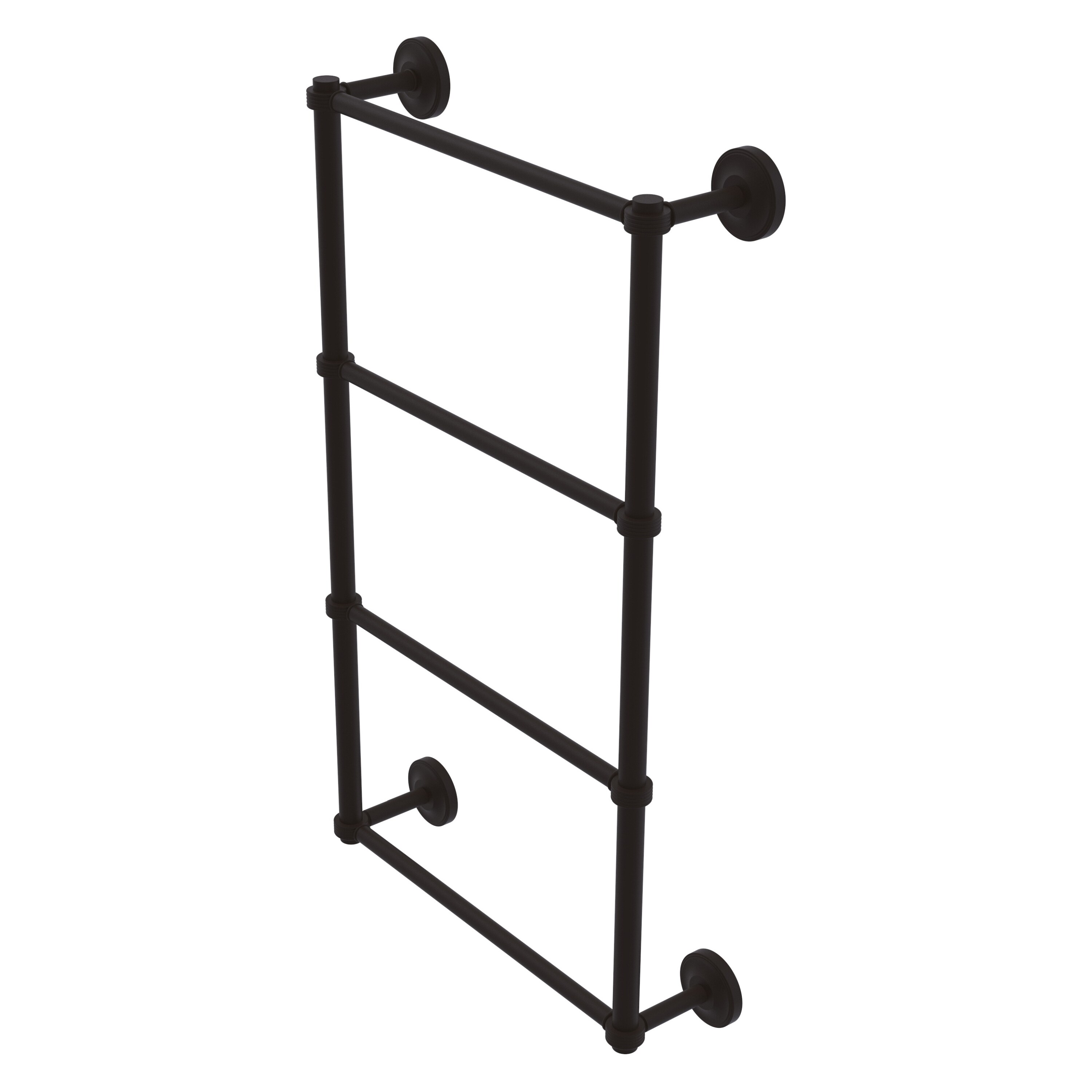 Allied Brass PR-28G-36-ORB Prestige Regal 36-in double Oil-rubbed bronze Wall mount 4-tier Towel Bar