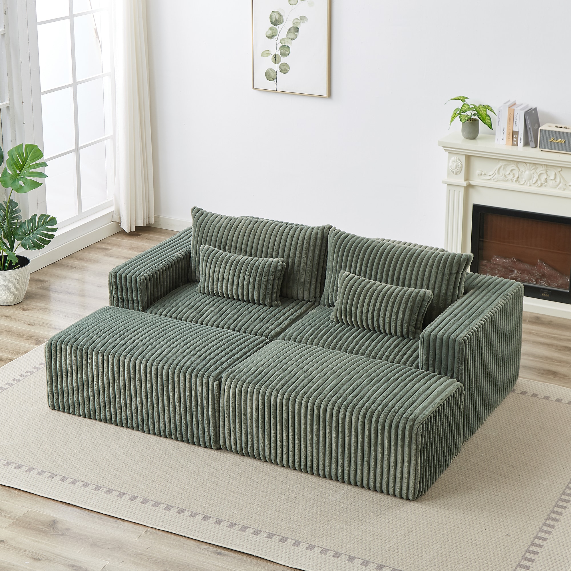 SINOFURN SYA020370GN Sofas-Loveseats - View #2