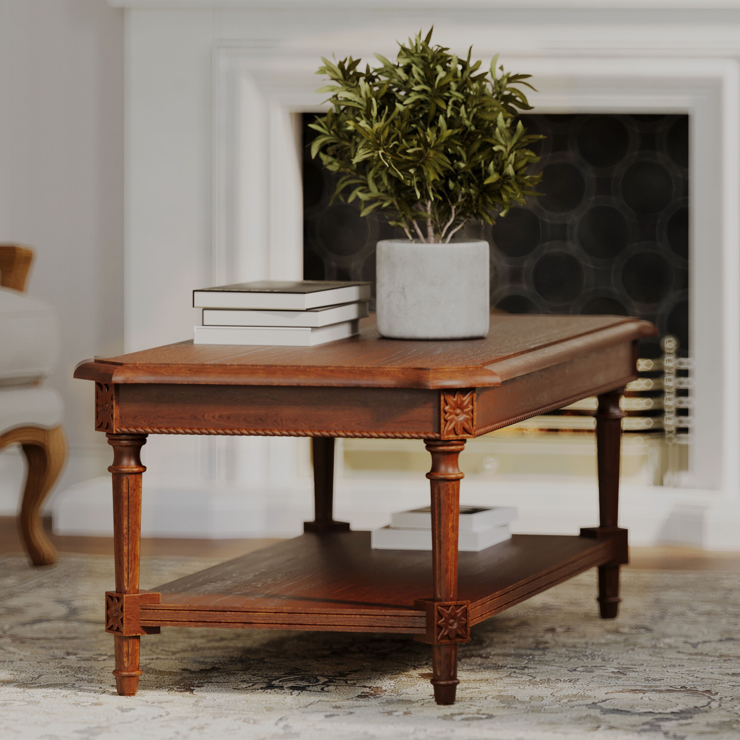 Maven Lane ML352101-WCT-BR Coffee-Tables - View #2
