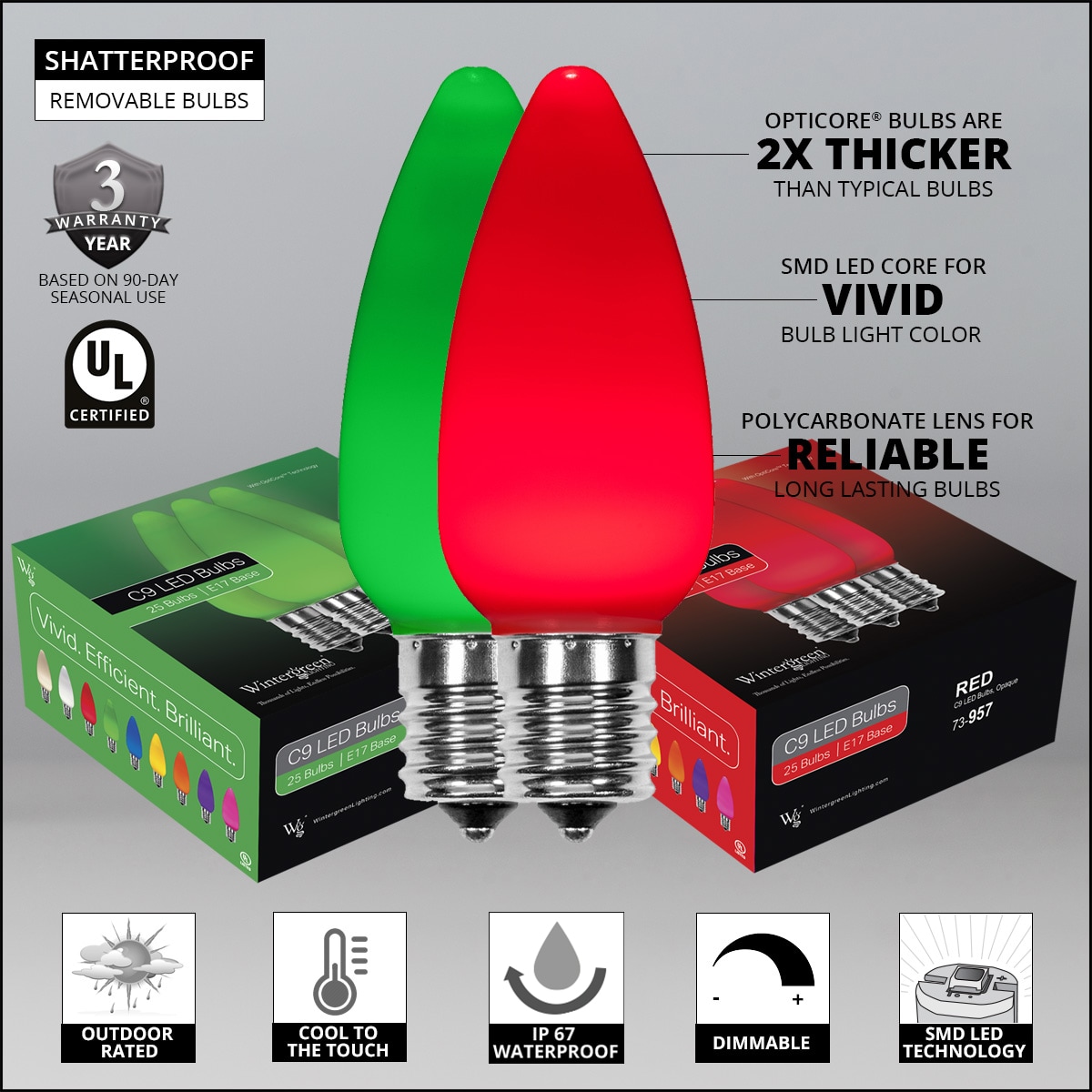 Wintergreen Lighting 80149 Christmas-String-Lights - View #4