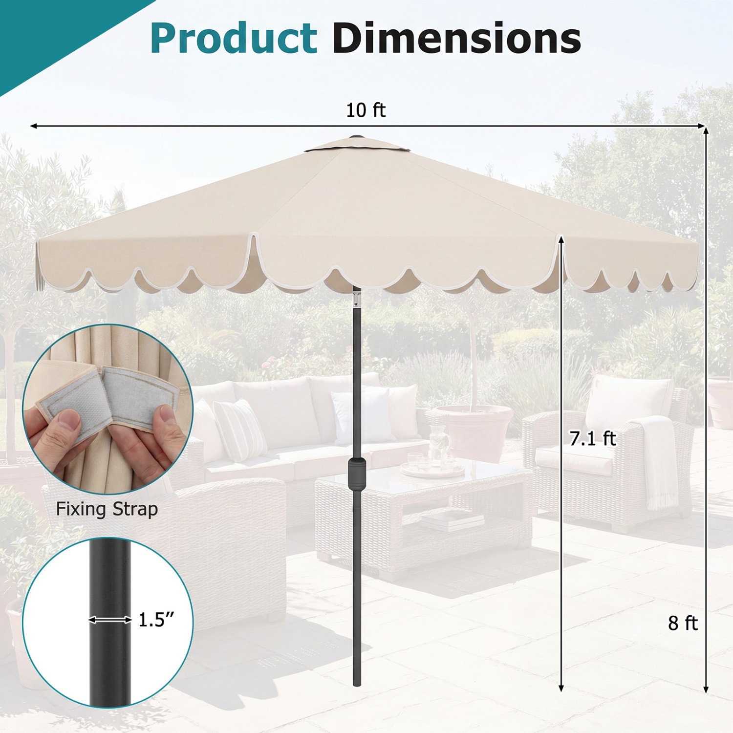 LIVIZA TDS13393BE Umbrellas-2 - View #5