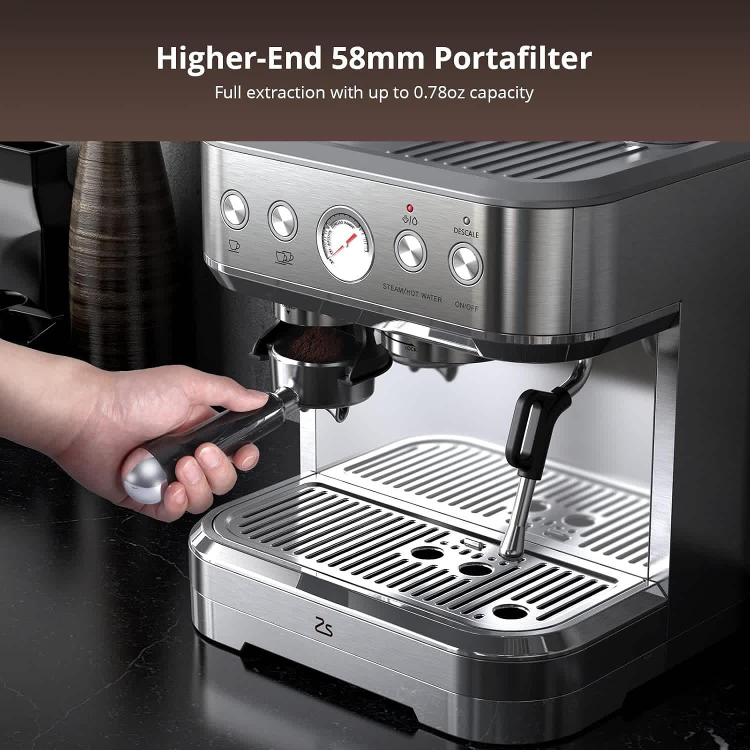 Qeetex LSHQQPST-02TZN2NU Espresso-Machines - View #2