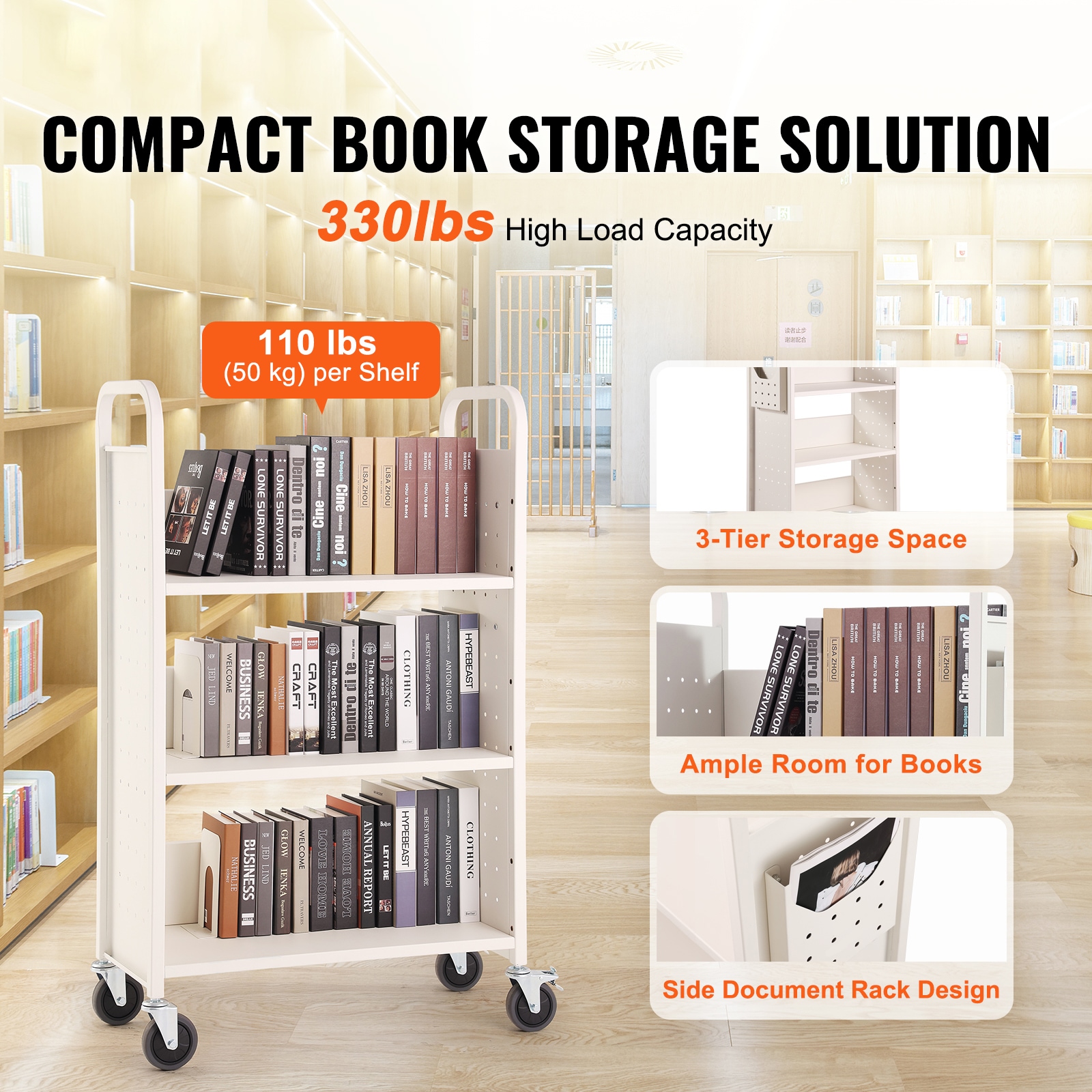 VEVOR LXTSGTCBS330RWI6JV0 bookcases - View #5