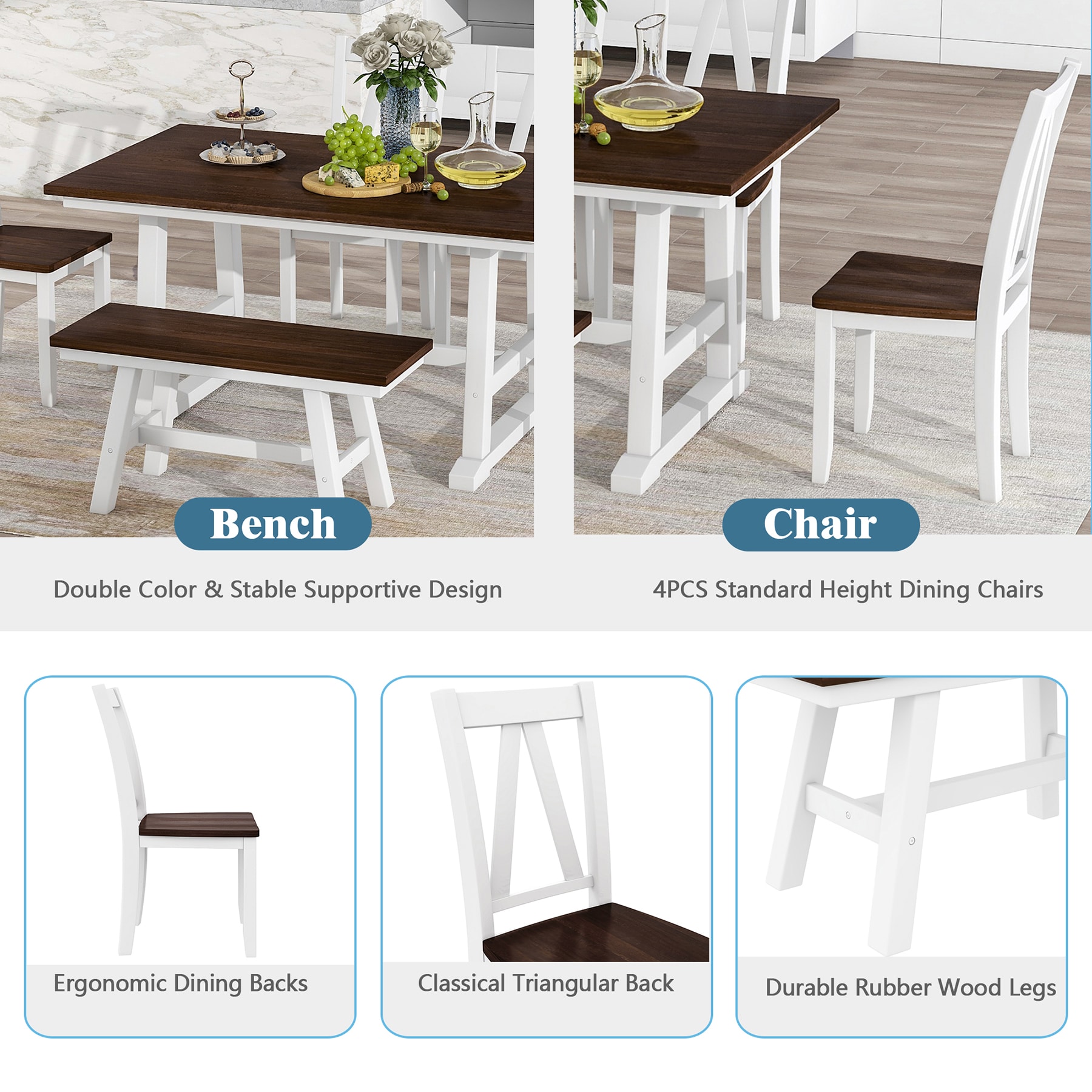 SINOFURN SYA330076BN Dining-Sets - View #3