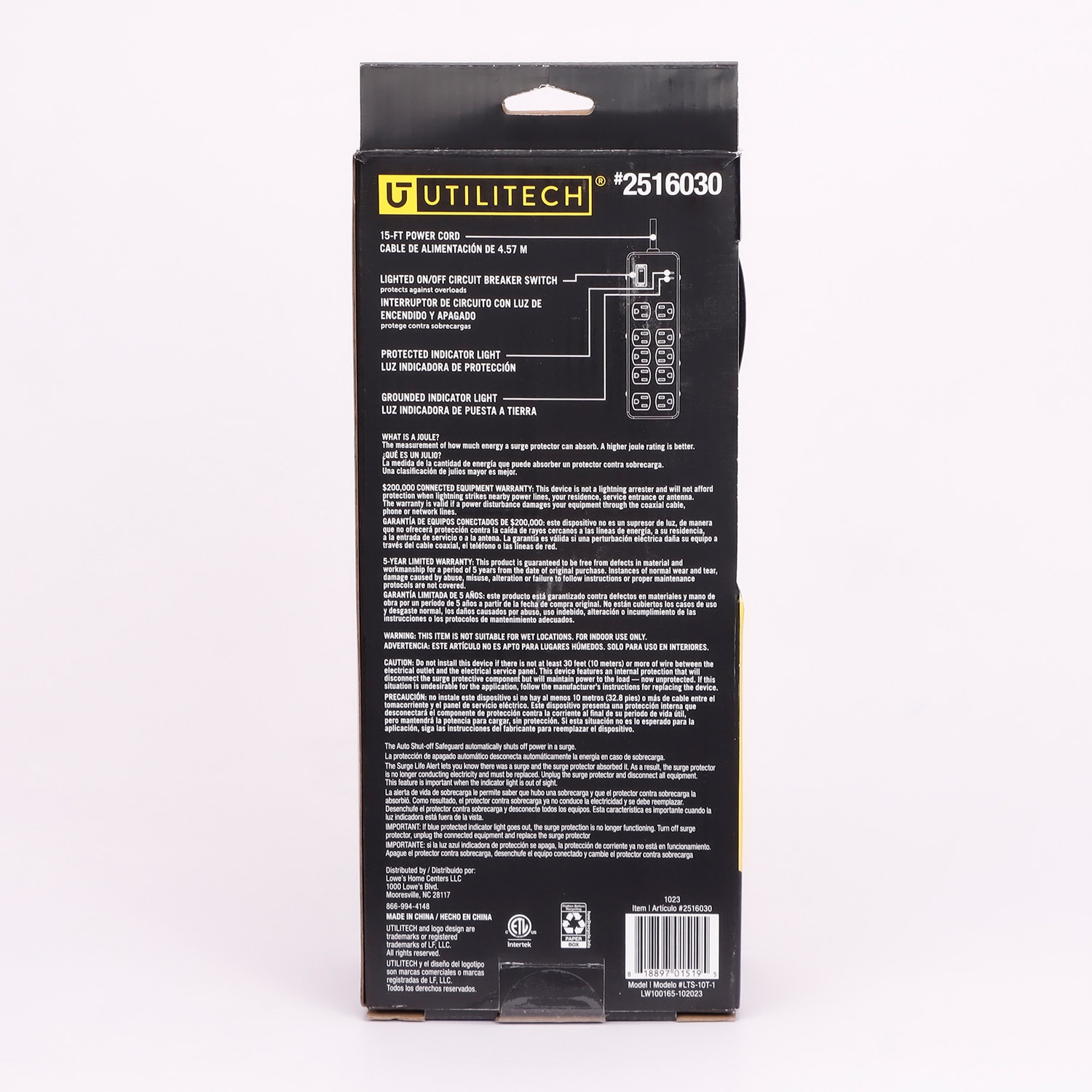 Utilitech LTS-10T-1 Electrical-Power-Strips - View #5