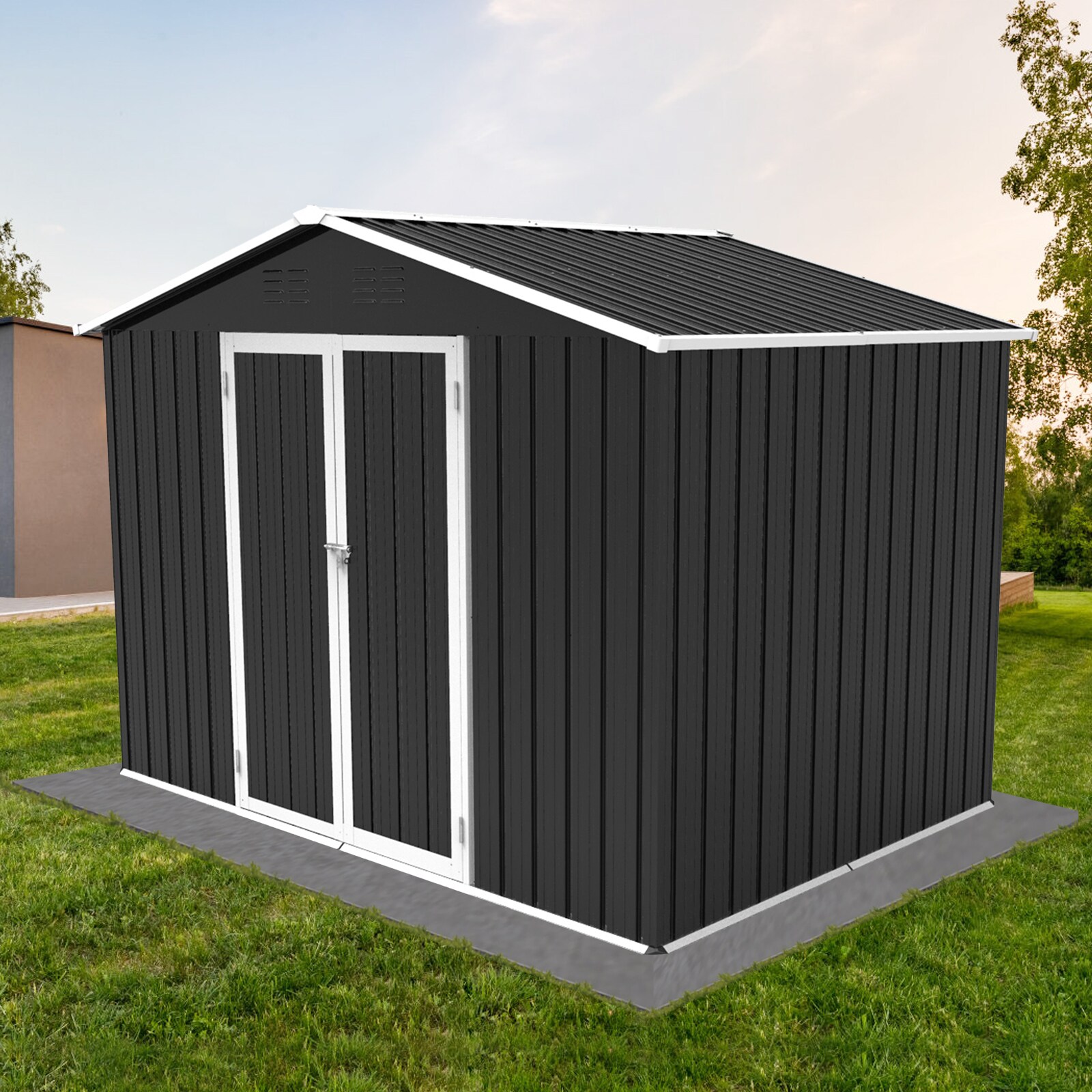 WELLFOR TACW54009 Metal-Storage-Buildings-Sheds - View #4