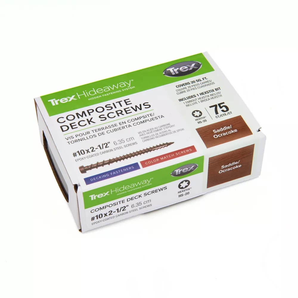 Trex TCM25SD7501 #10 x 2-1/2-in Composite Deck Screws ( 75 -Per Box )