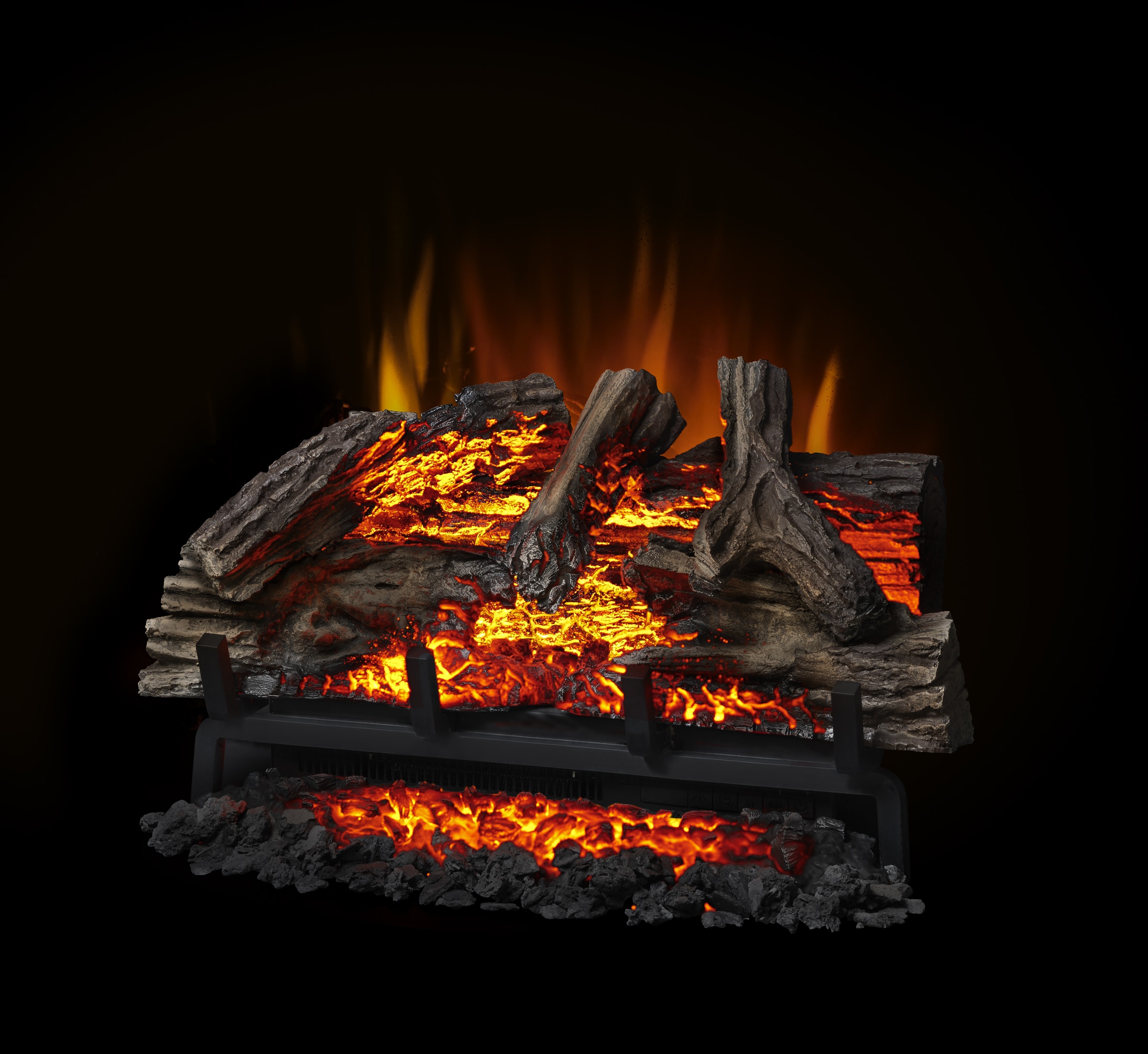 Pleasant Hearth 20-in W Natural Wood Electric Fireplace Logs at