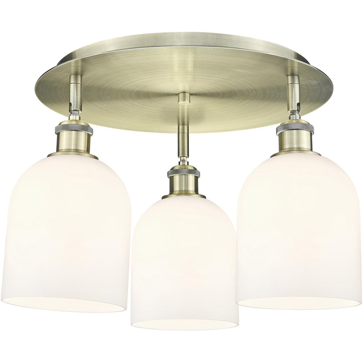 Innovations Lighting 2669974 516-3C-AB-G558-6GWH Ballston Bella Flush Mount