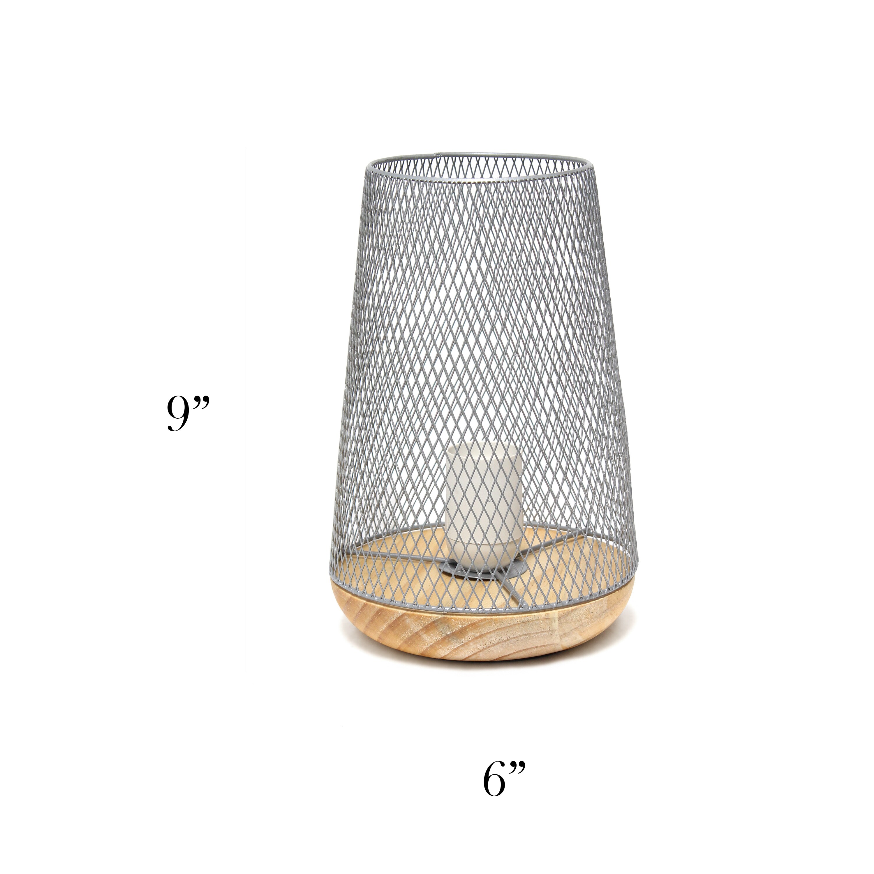 Simple Designs LT1074-GRY Table-Lamps - View #3