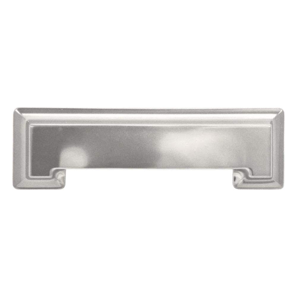 Hickory Hardware Studio 3-in or 3-3/4-in (96mm) Center to Center Oil-Rubbed Bronze Highlighted Rectangular Cup Drawer Pull