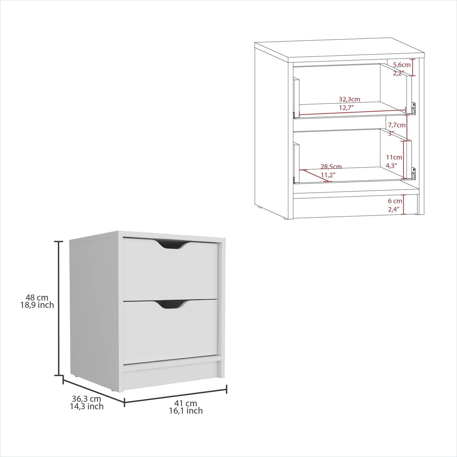 SunJet YA51HYLPKMK0 nightstands - View #4