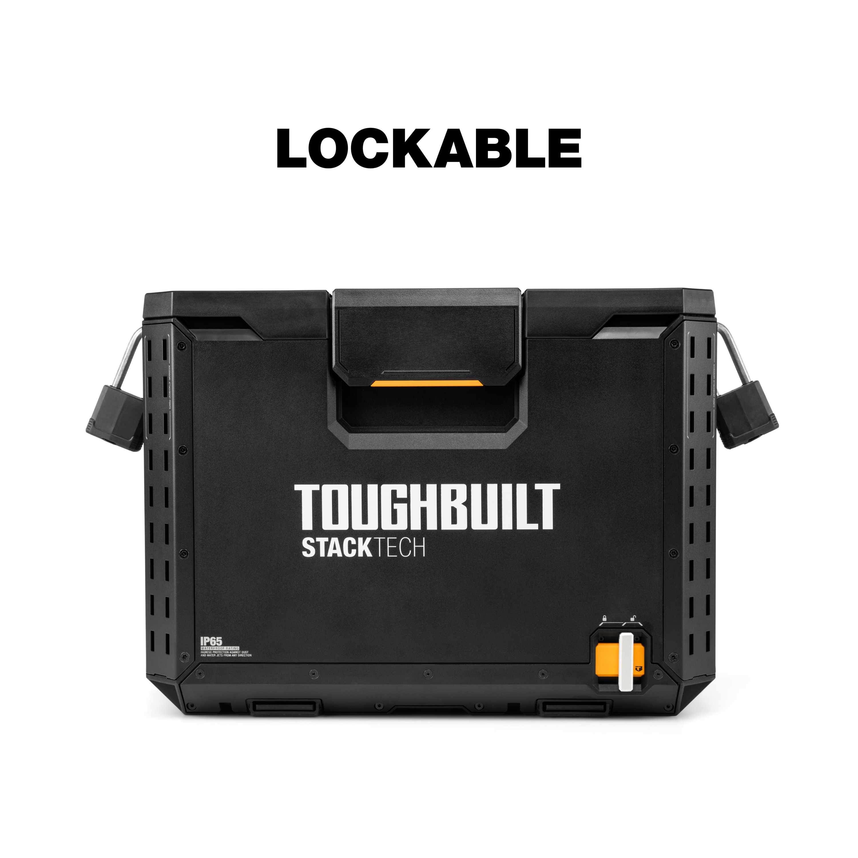 TOUGHBUILT STACKTECH XL 21-in Ball-bearing 3-Drawer Black Plastic