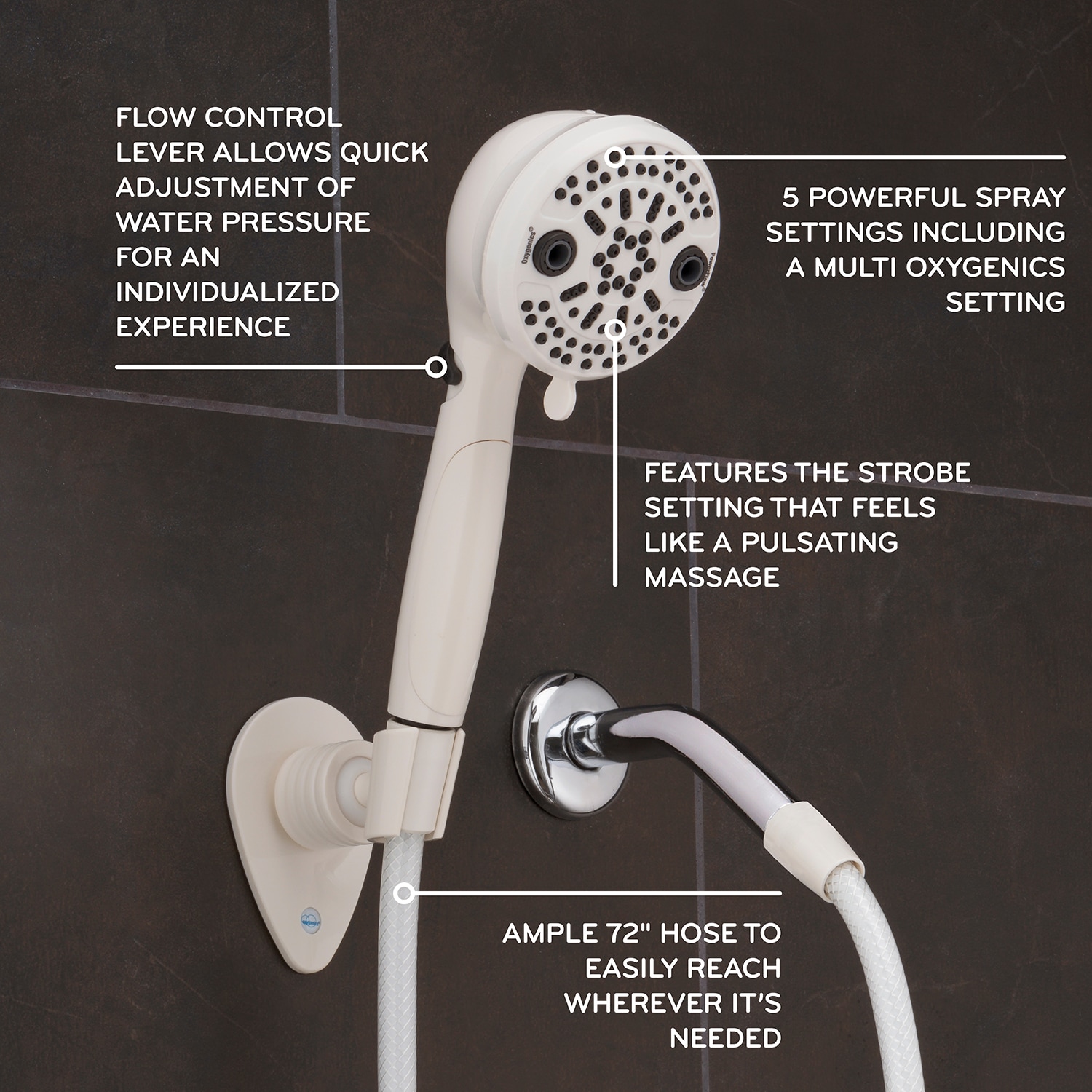 Oxygenics 87764 Fixed-Showerhead - View #2