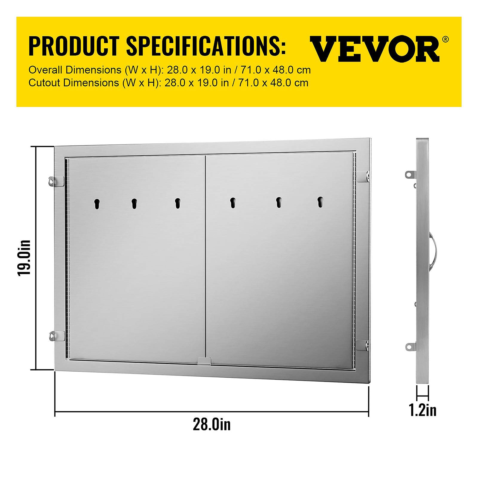 VEVOR 19X28CBXGCGSKM001V0 Builtin-Grill-Cabinet-Parts - View #7