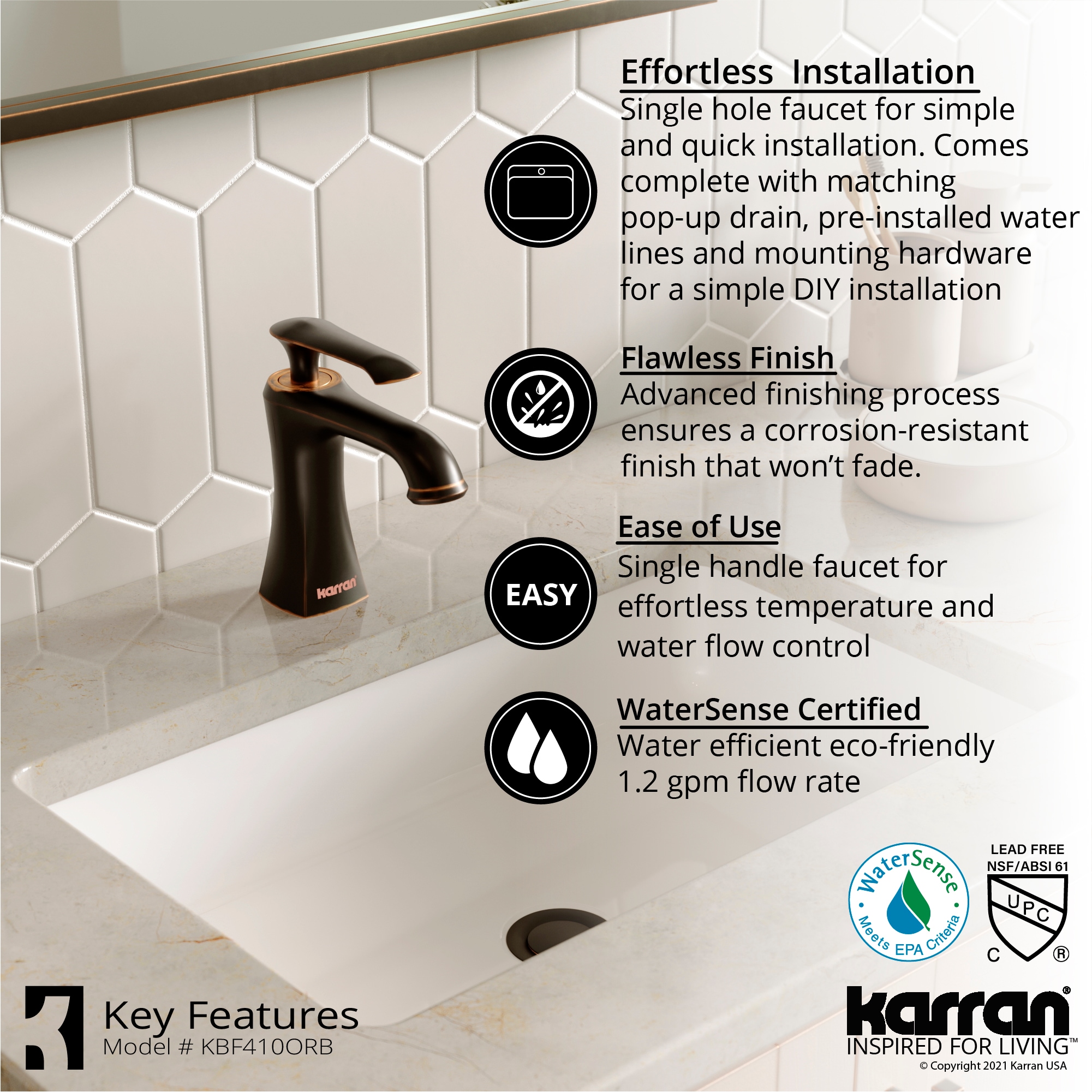 Karran KBF410ORB Lavatory-Faucets - View #6