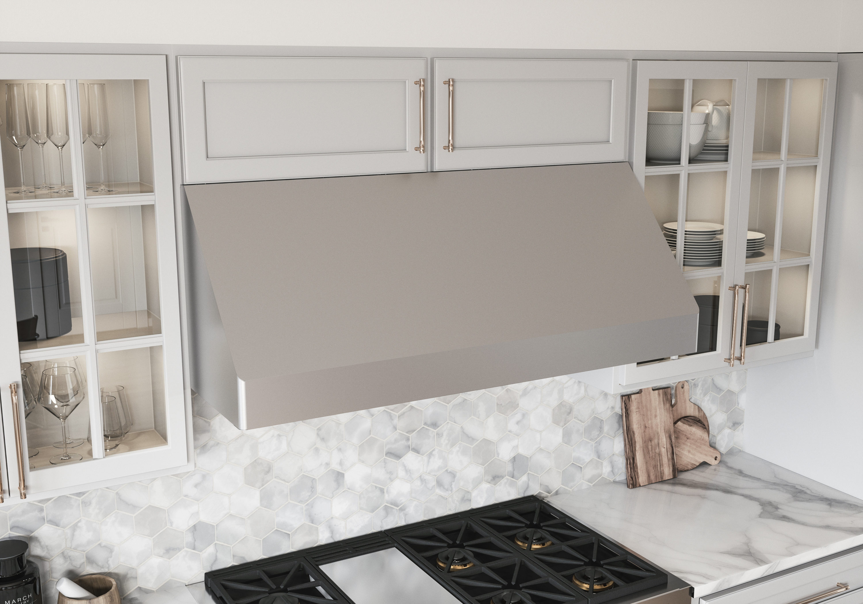 Tempest II 48" Stainless Steel Convertible Wall Mounted Range Hood