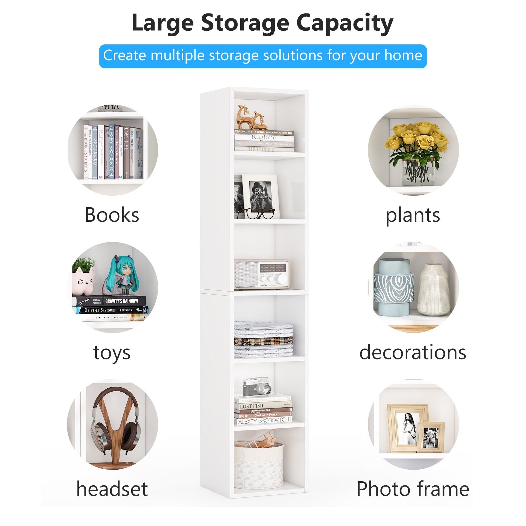 Tribesigns HOGA-XH0005 bookcases - View #4