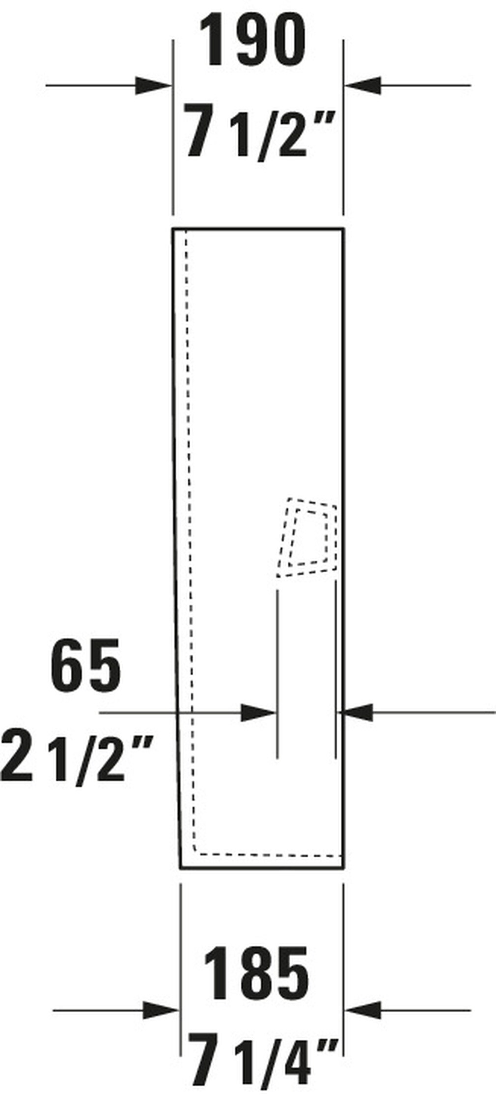 Duravit 0858290000 Complete-Pedestal-Lavatories - View #7