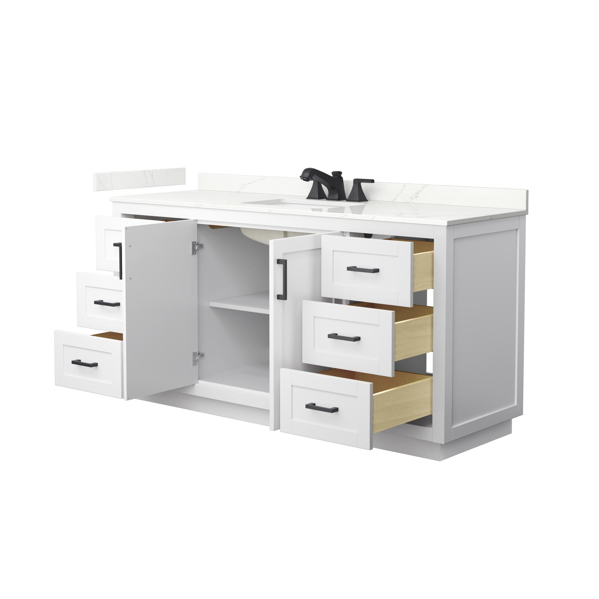 Wyndham Collection WCF292966SWBGTUS3MXX Bath-Vanity-Combo - View #3