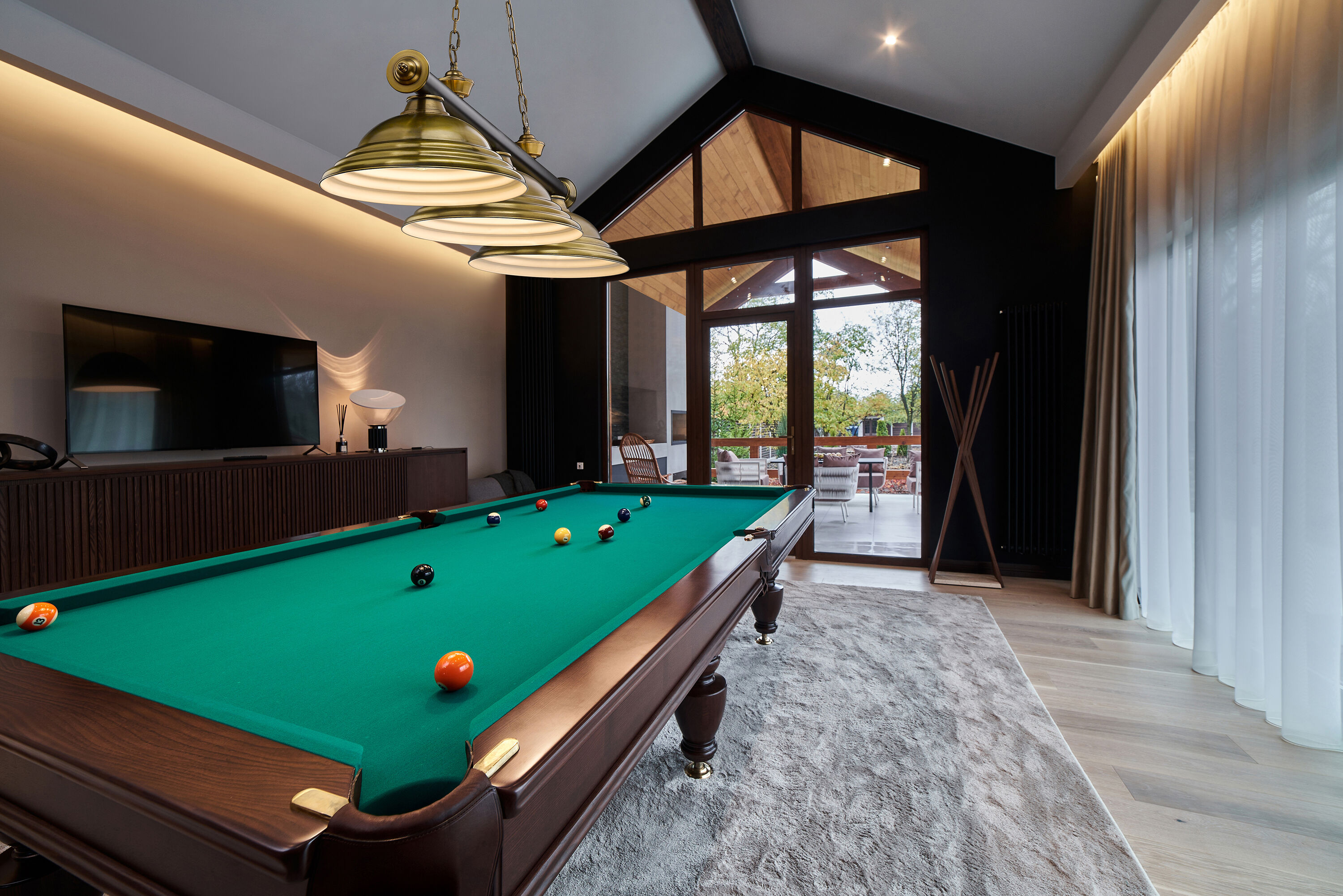 Z-Lite 2306-3MB-RB-SRB Pool-Table-Lighting - View #6